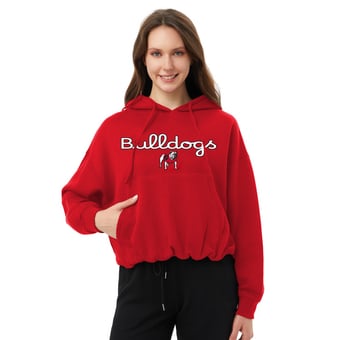 Women's Profile  Red Georgia Bulldogs Plus Size Hoodie