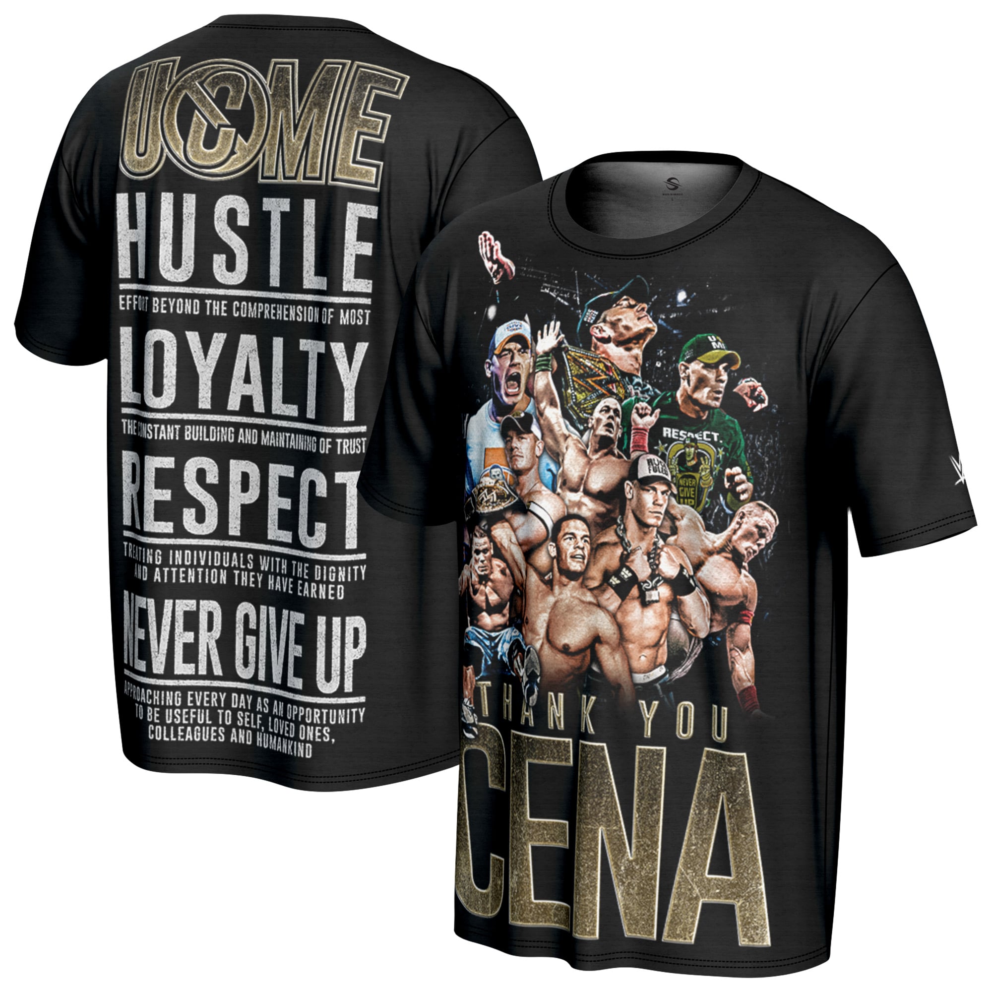 Youth ProSphere Black John Cena Thank You T-Shirt