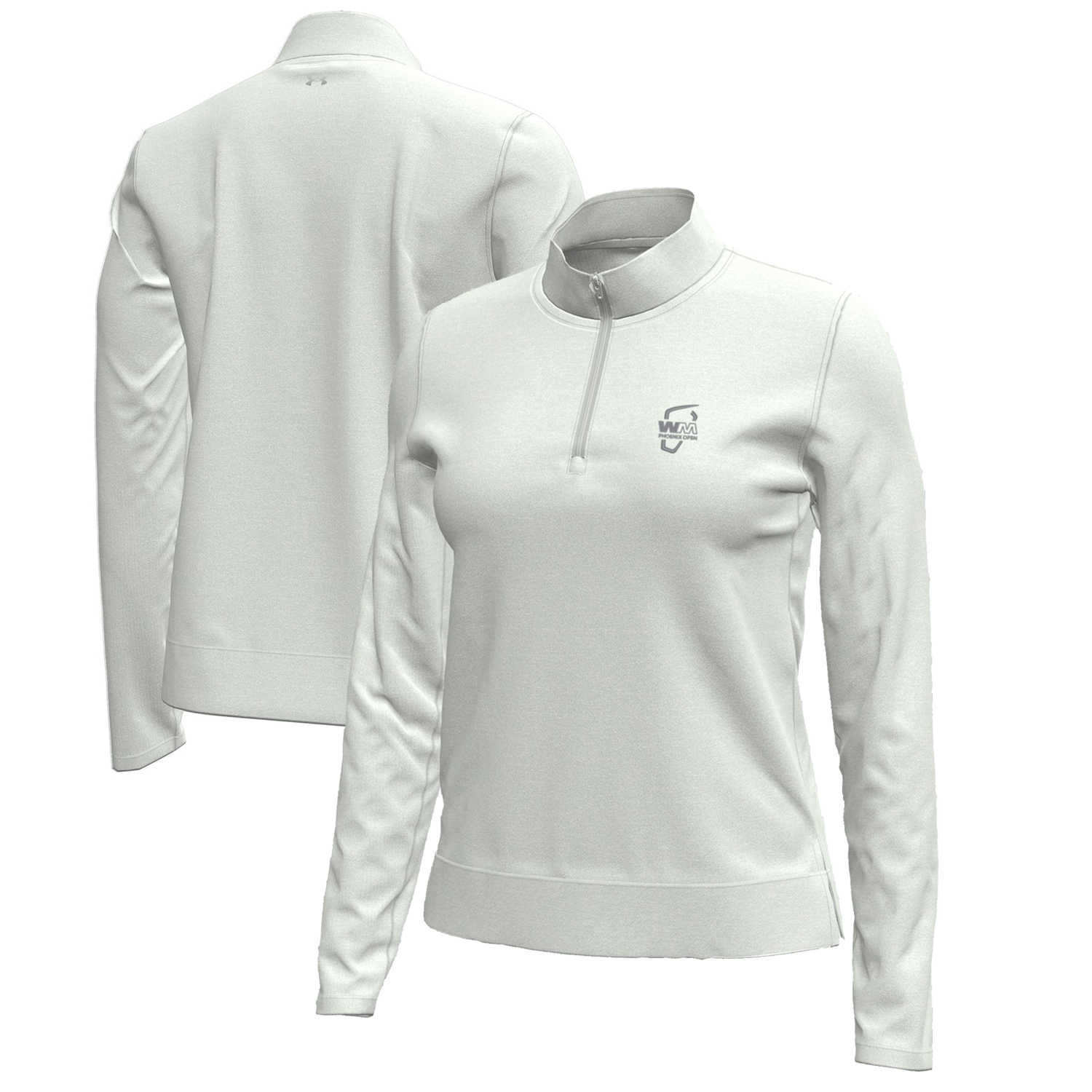 Women’s Under Armour Gray WM Phoenix Open Aura Heather Quarter-Zip Pullover Women’s Under Armour Gray WM Phoenix Open Aura Heather Quarter-Zip Pullover