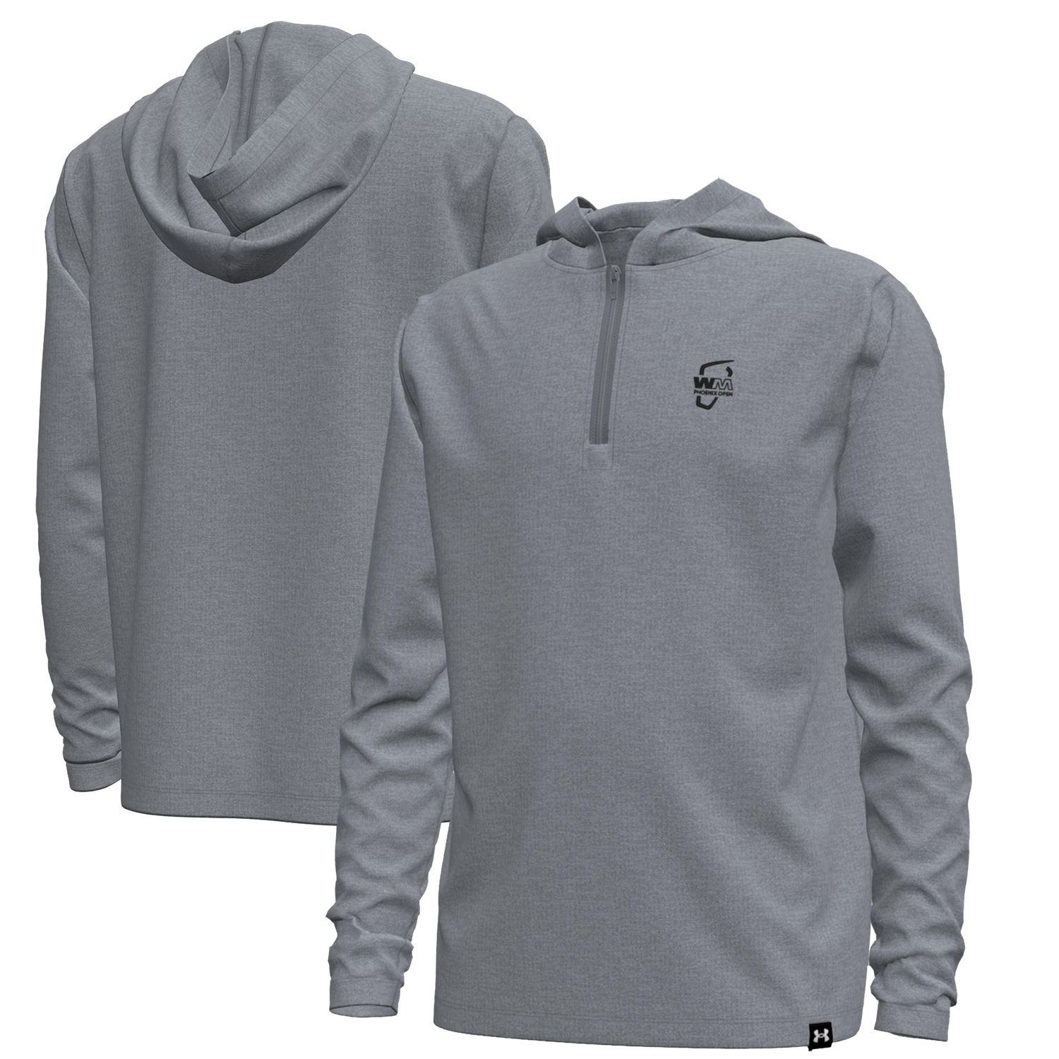 Youth Under Armour Gray WM Phoenix Open Quarter-Zip Hoodie Youth Under Armour Gray WM Phoenix Open Quarter-Zip Hoodie