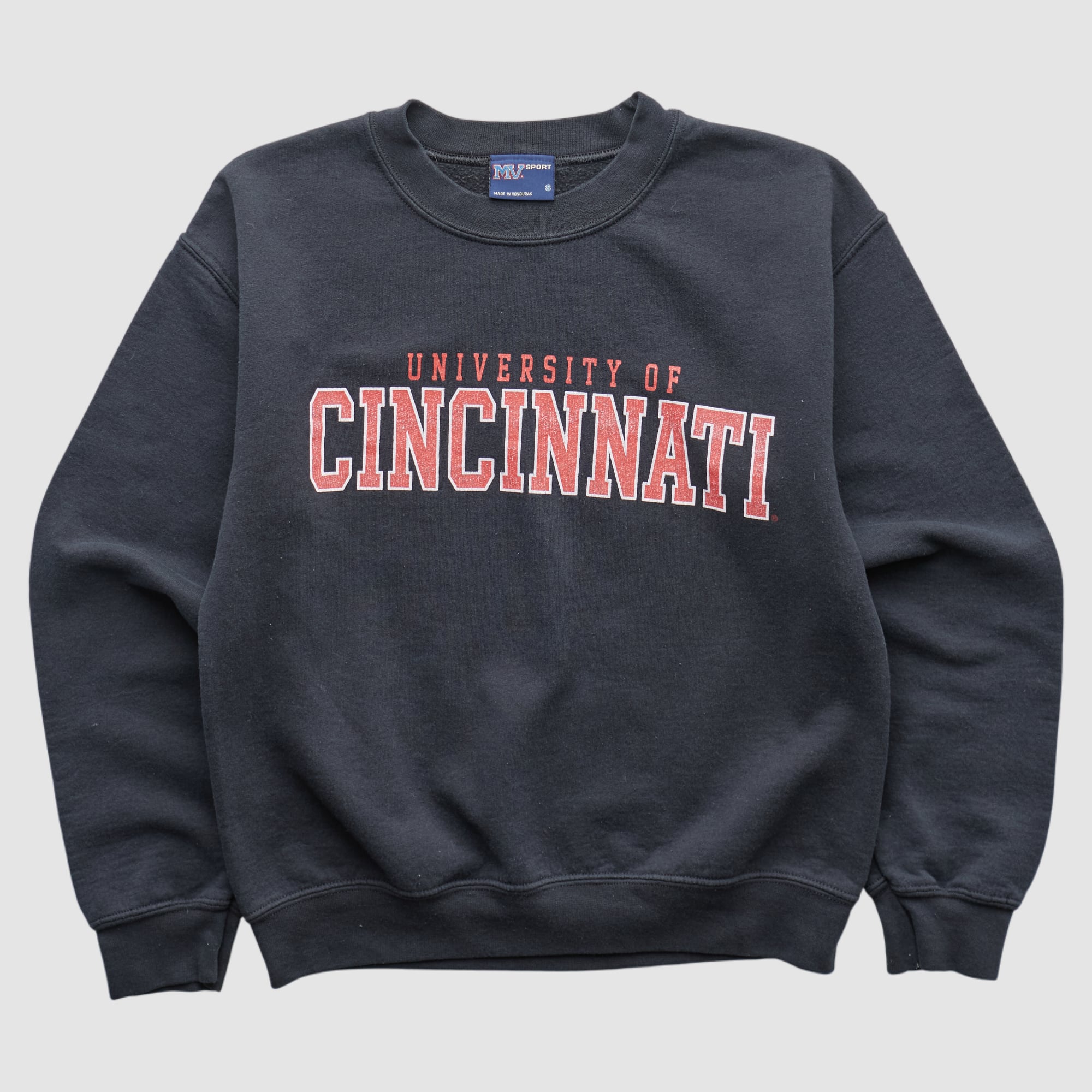 Cincinnati Bearcats MV Sport 2000s Pullover Sweatshirt - Black - XS by Fanatics Real Vintage