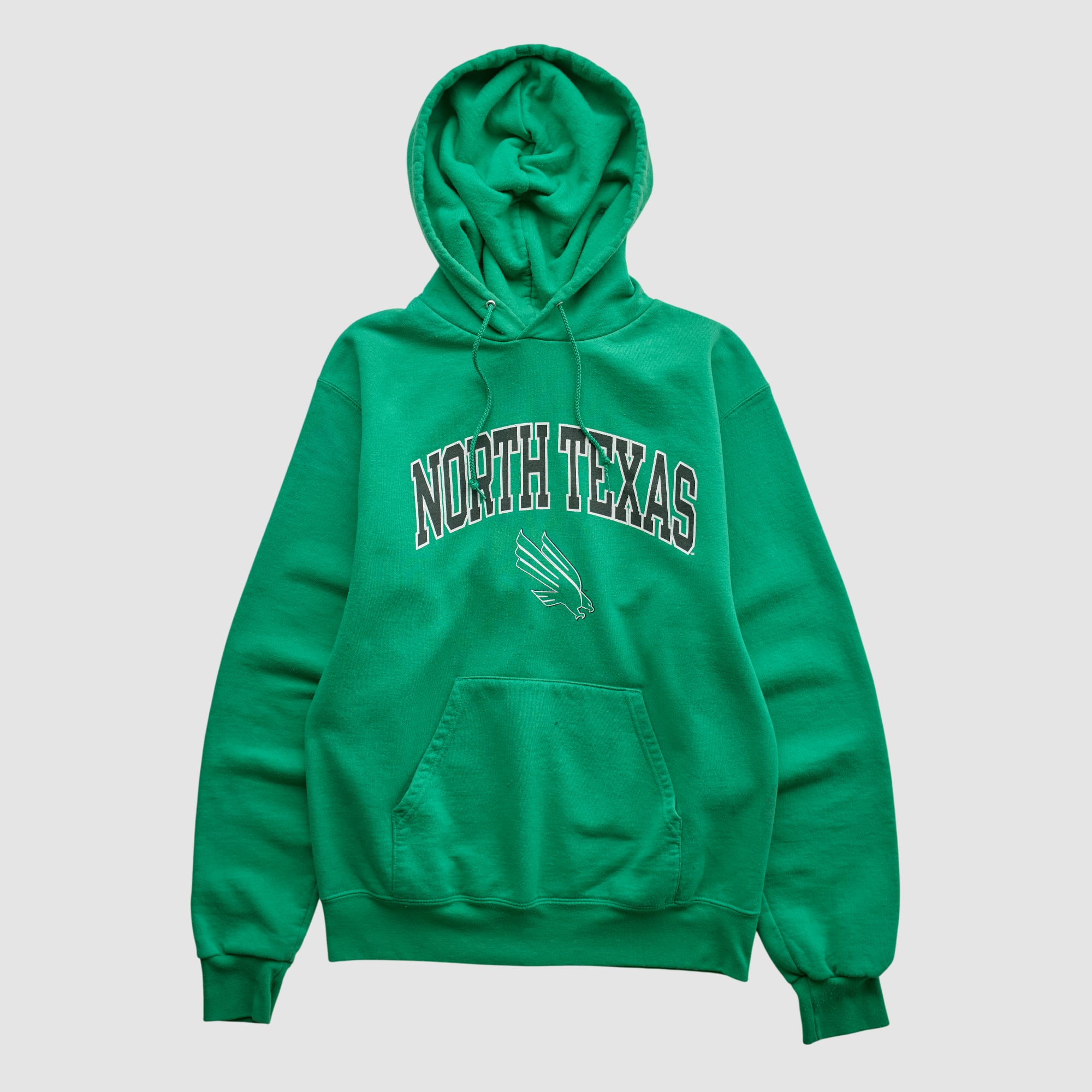 North Texas Mean Green Champion 2000s Hooded Pullover Sweatshirt - Green - S by Fanatics Real Vintage