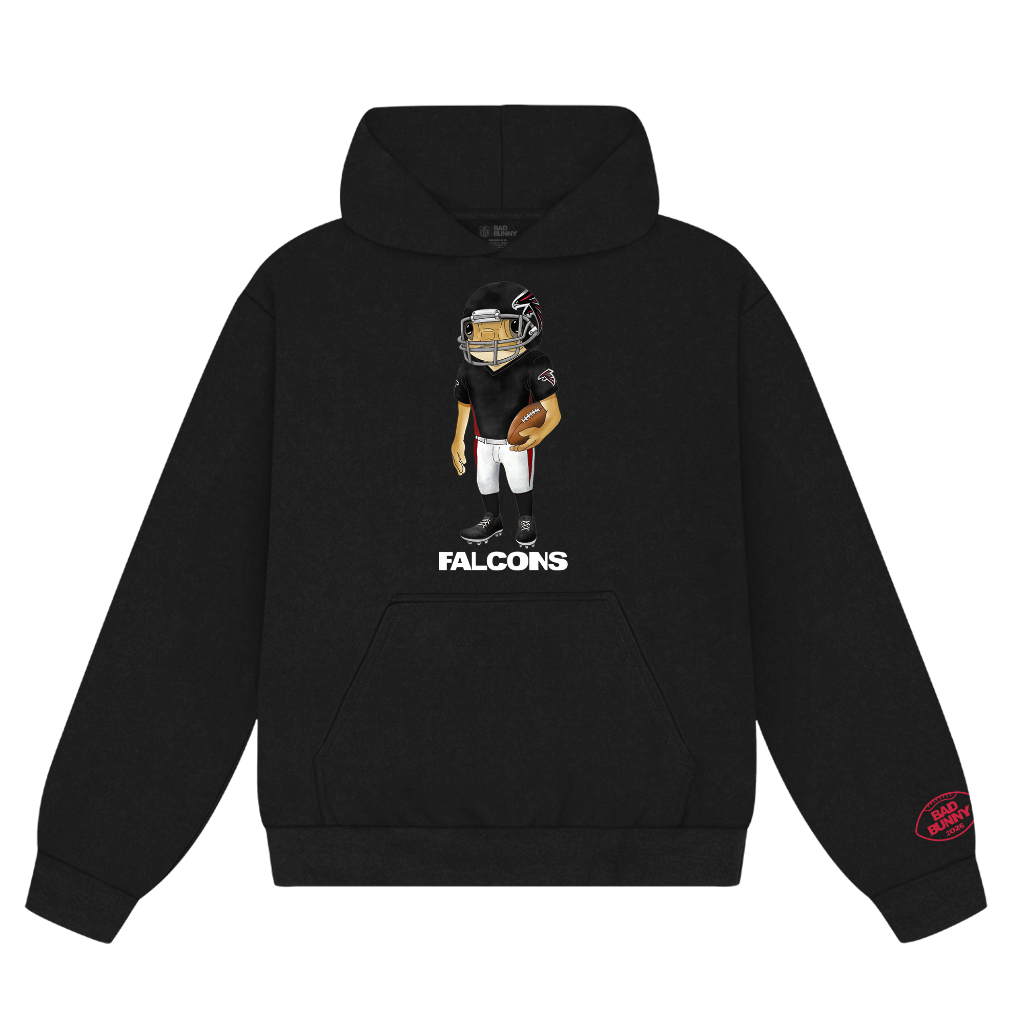 Felpa con cappuccio Concho Bad Bunny x Atlanta Falcons