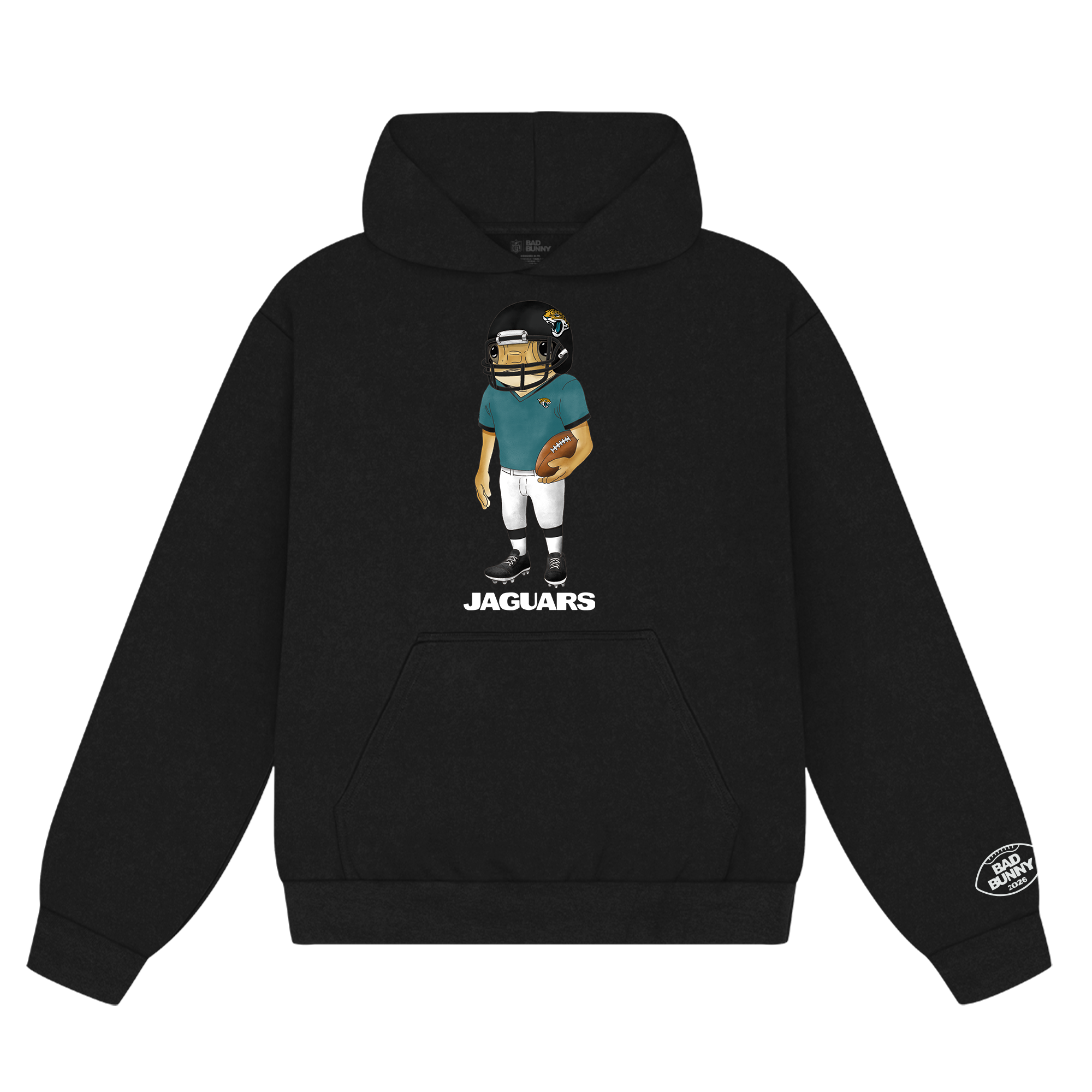 Felpa con cappuccio Concho dei Bad Bunny x Jacksonville Jaguars