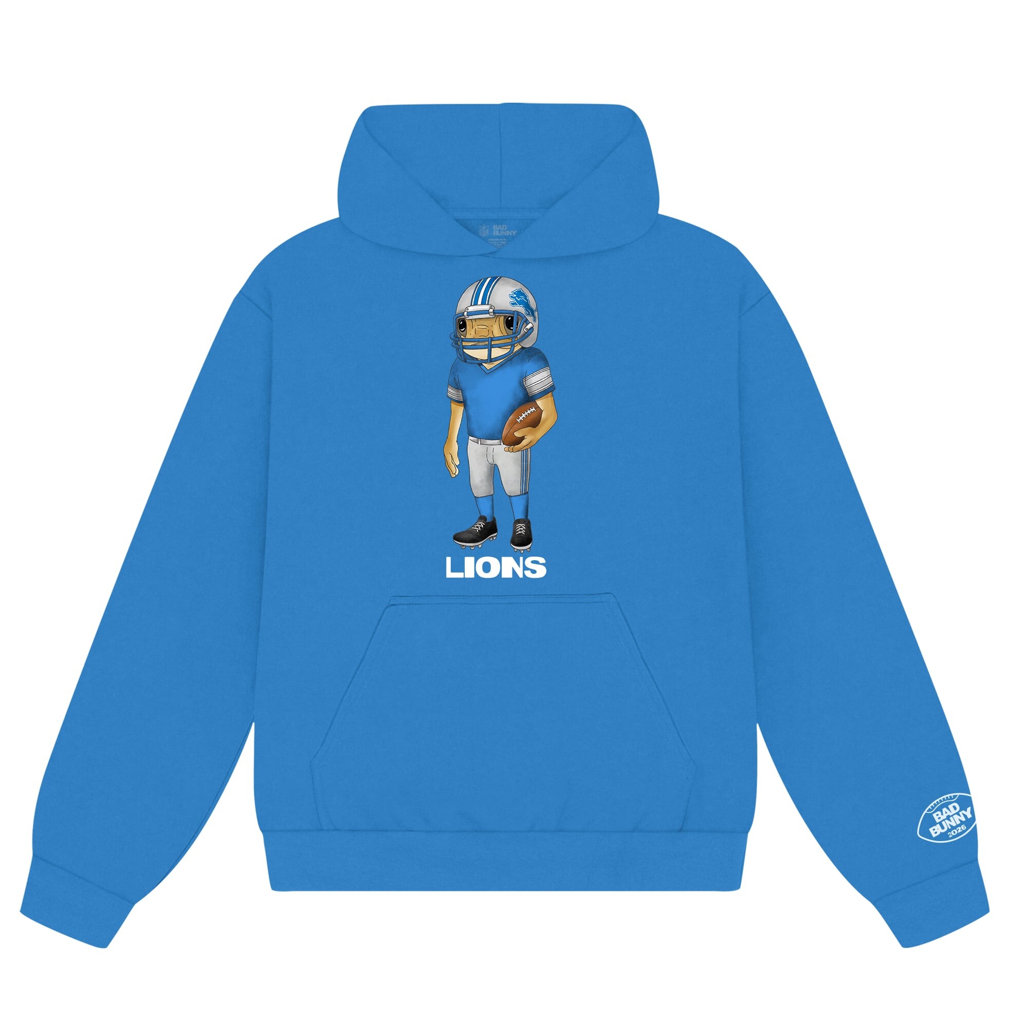 Felpa con cappuccio Concho Bad Bunny x Detroit Lions