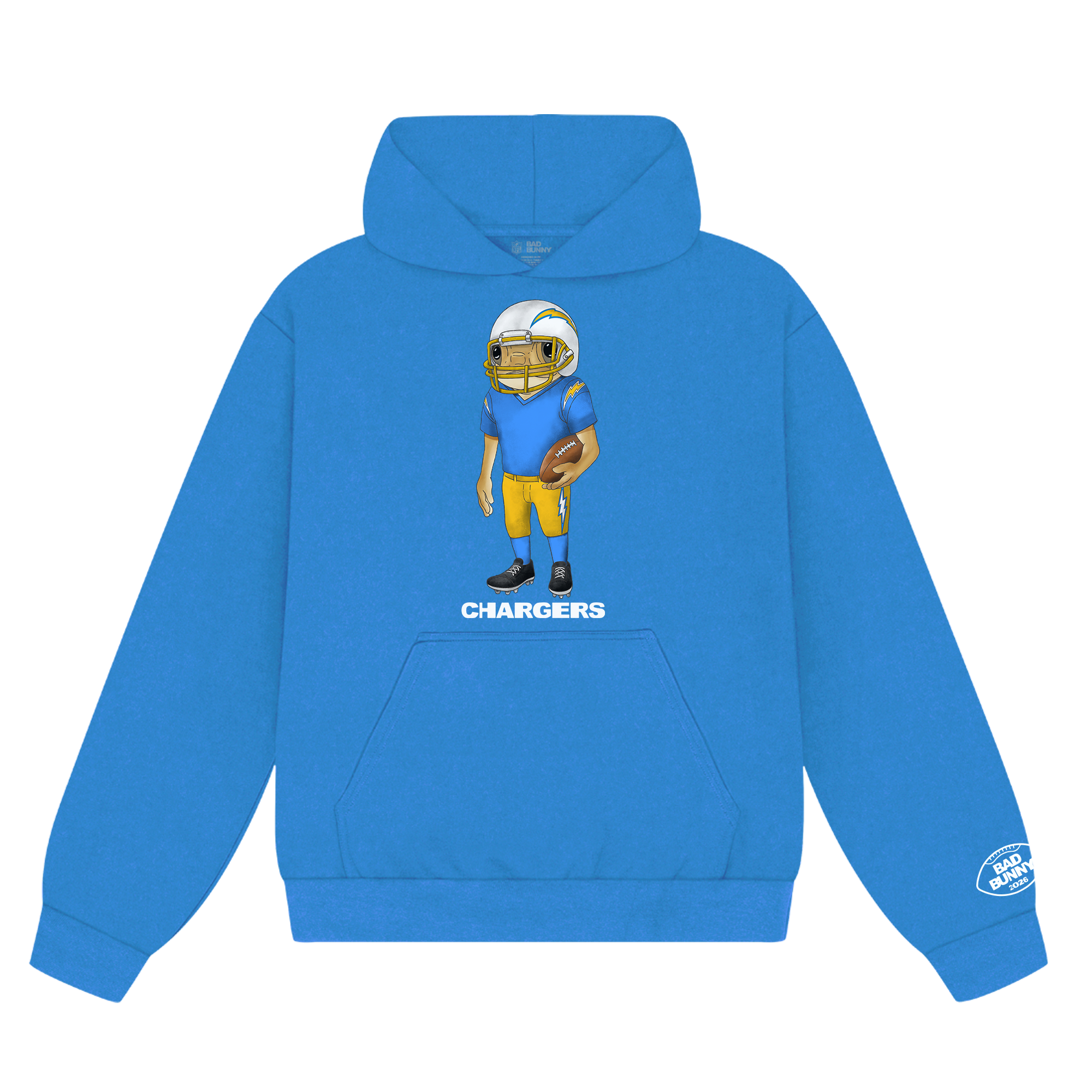 Felpa con cappuccio Concho dei Bad Bunny x Los Angeles Chargers