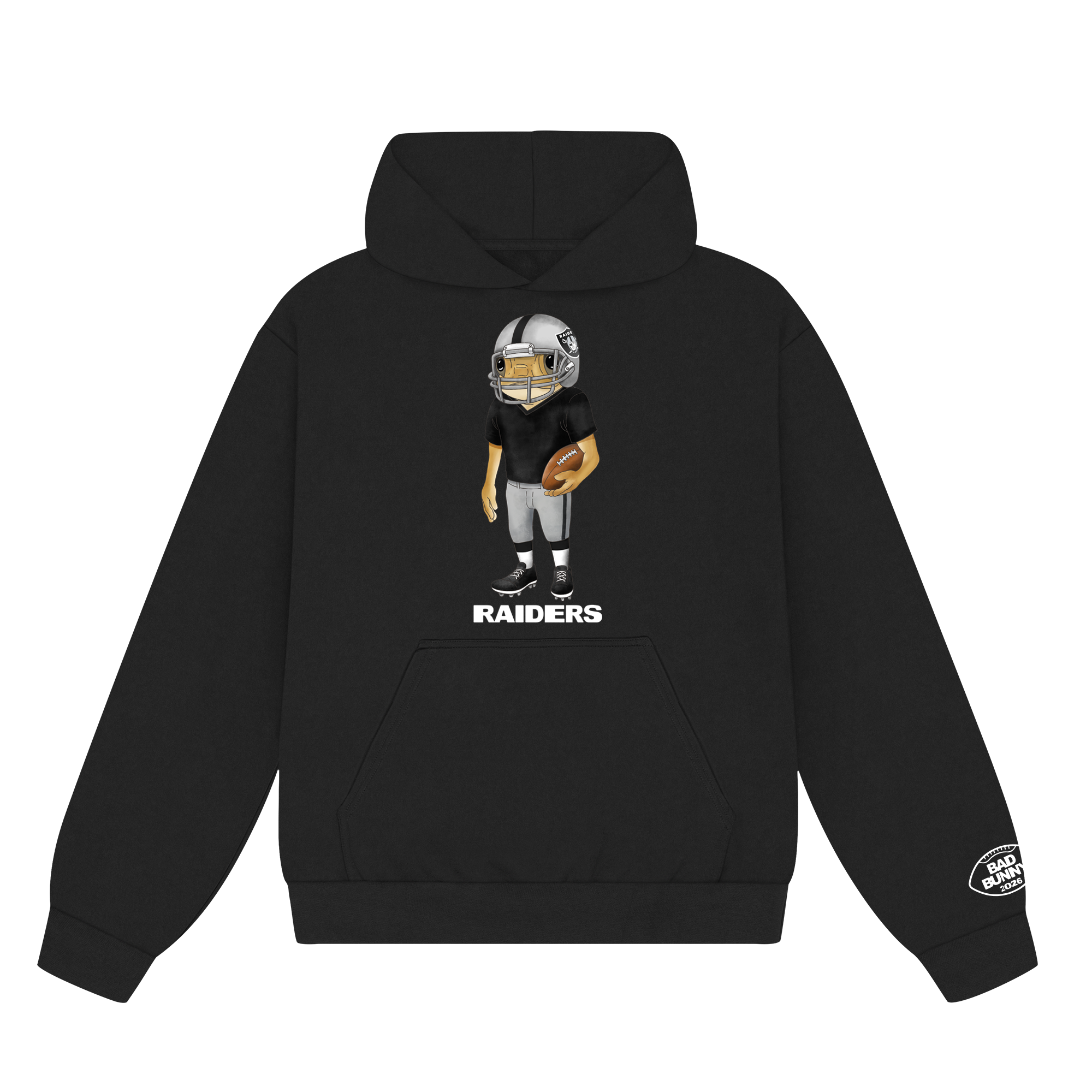 Felpa con cappuccio Concho dei Bad Bunny x Las Vegas Raiders