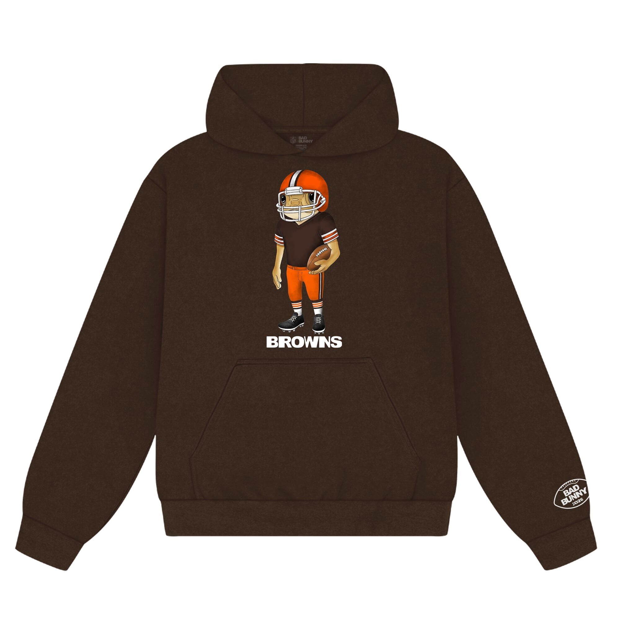 Felpa con cappuccio Concho Bad Bunny x Cleveland Browns