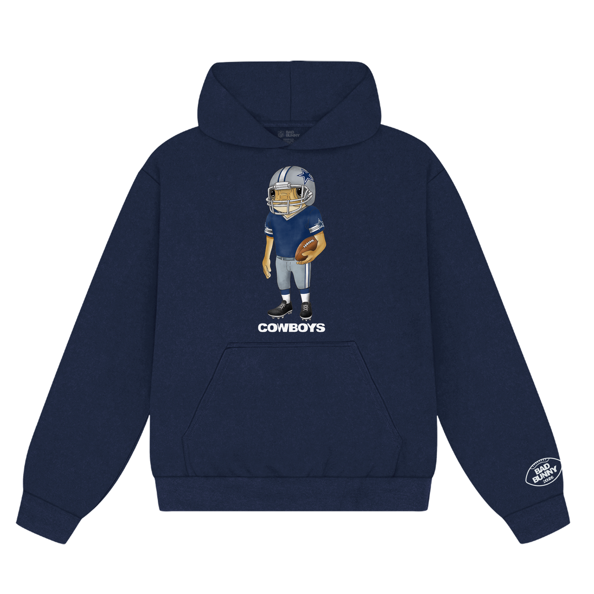 Felpa con cappuccio Concho dei Bad Bunny x Dallas Cowboys