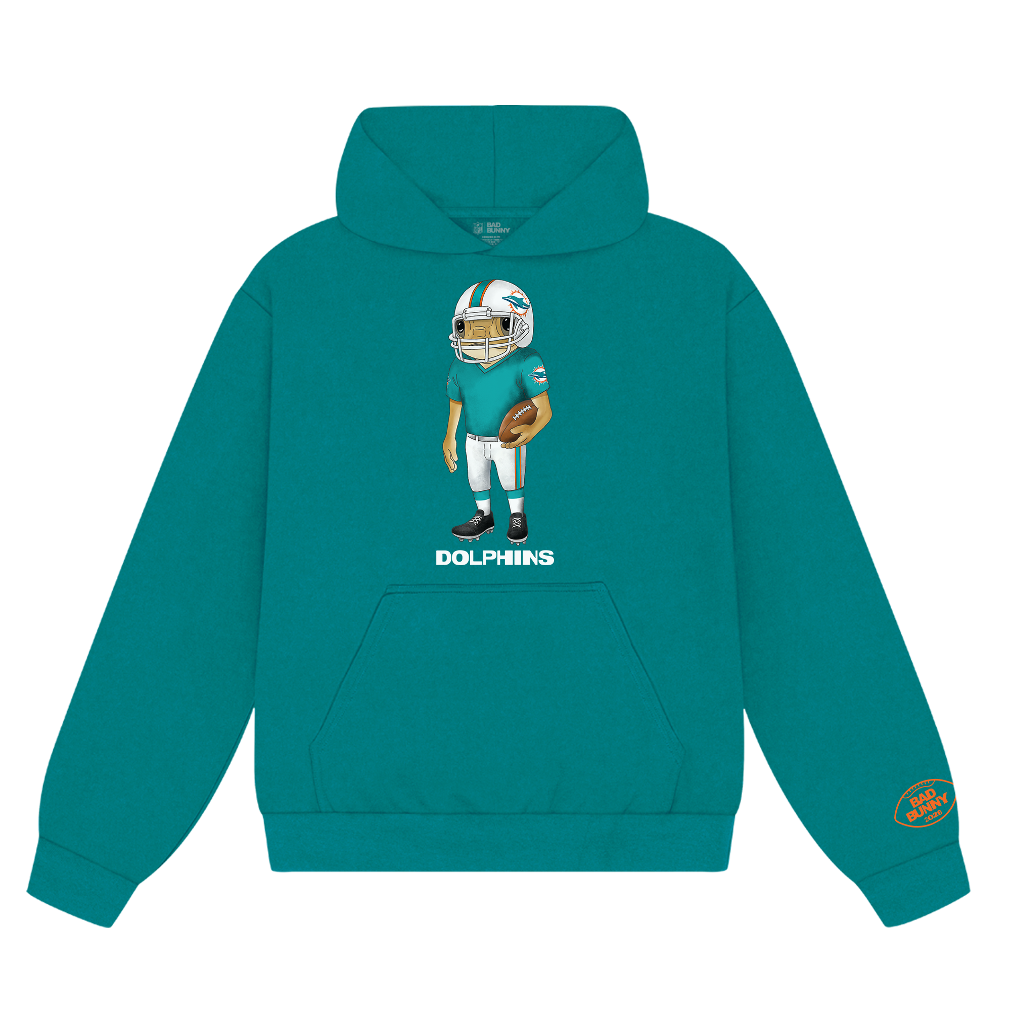 Felpa con cappuccio Concho dei Miami Dolphins x Bad Bunny