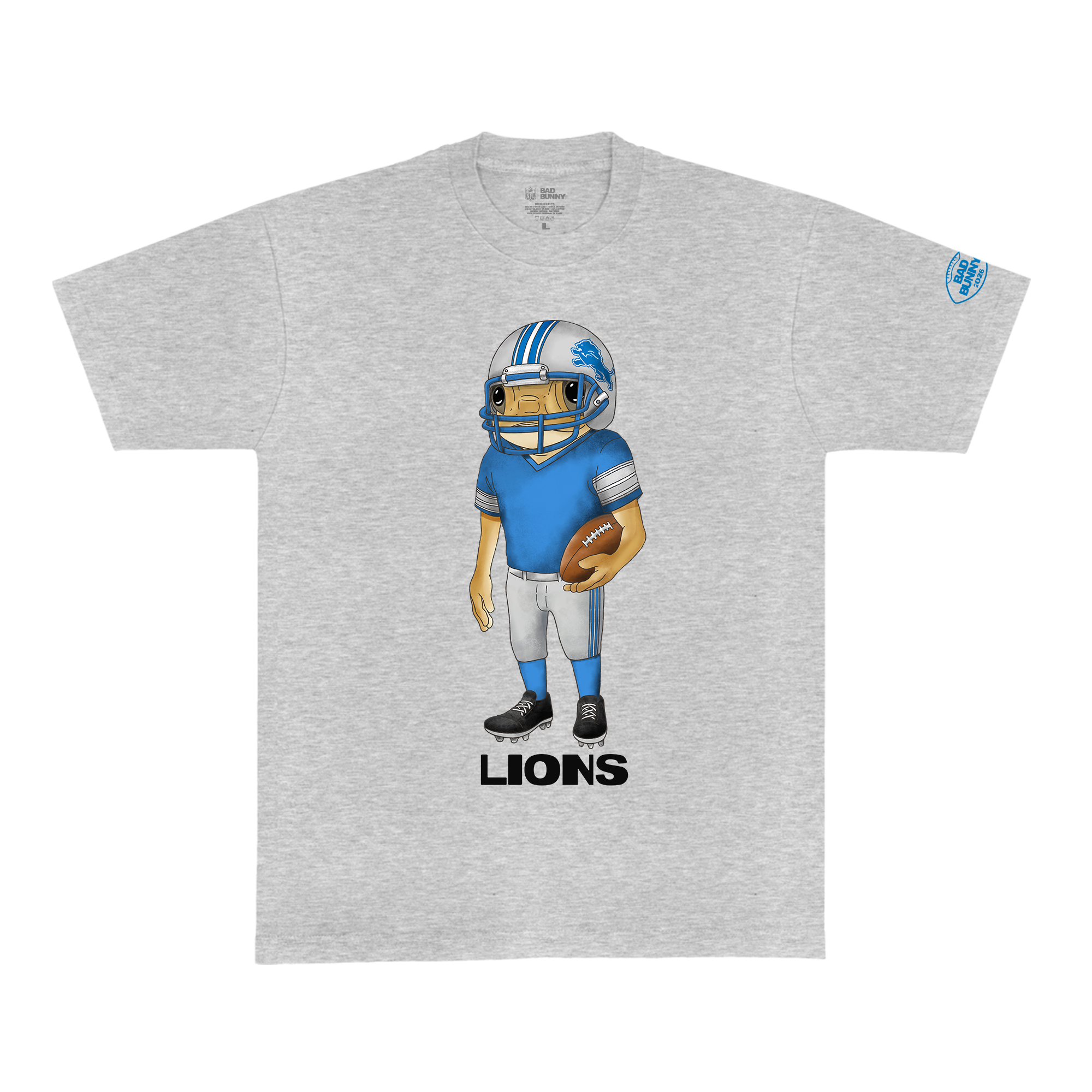 Maglietta Concho Bad Bunny x Detroit Lions