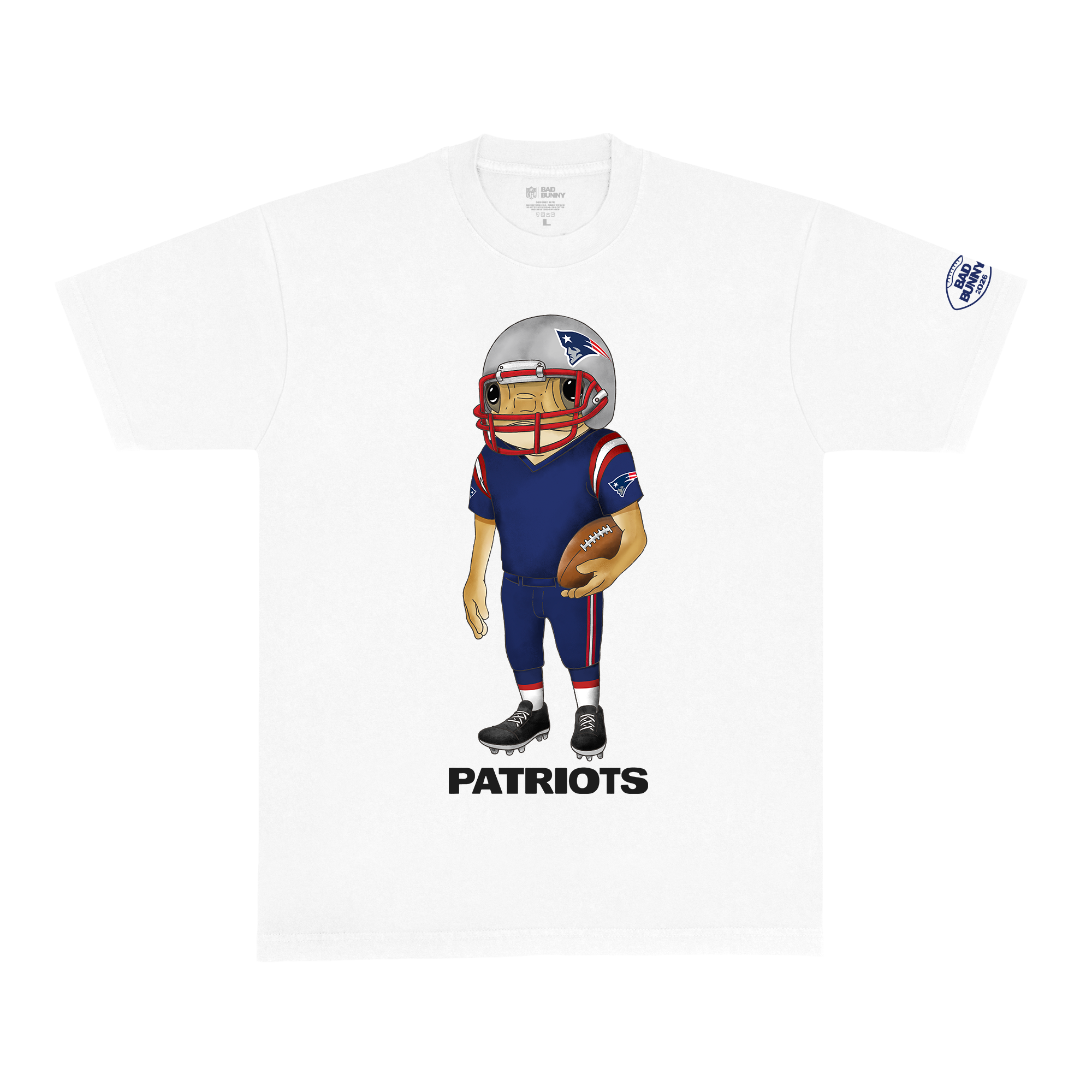 Maglietta Concho Bad Bunny x New England Patriots