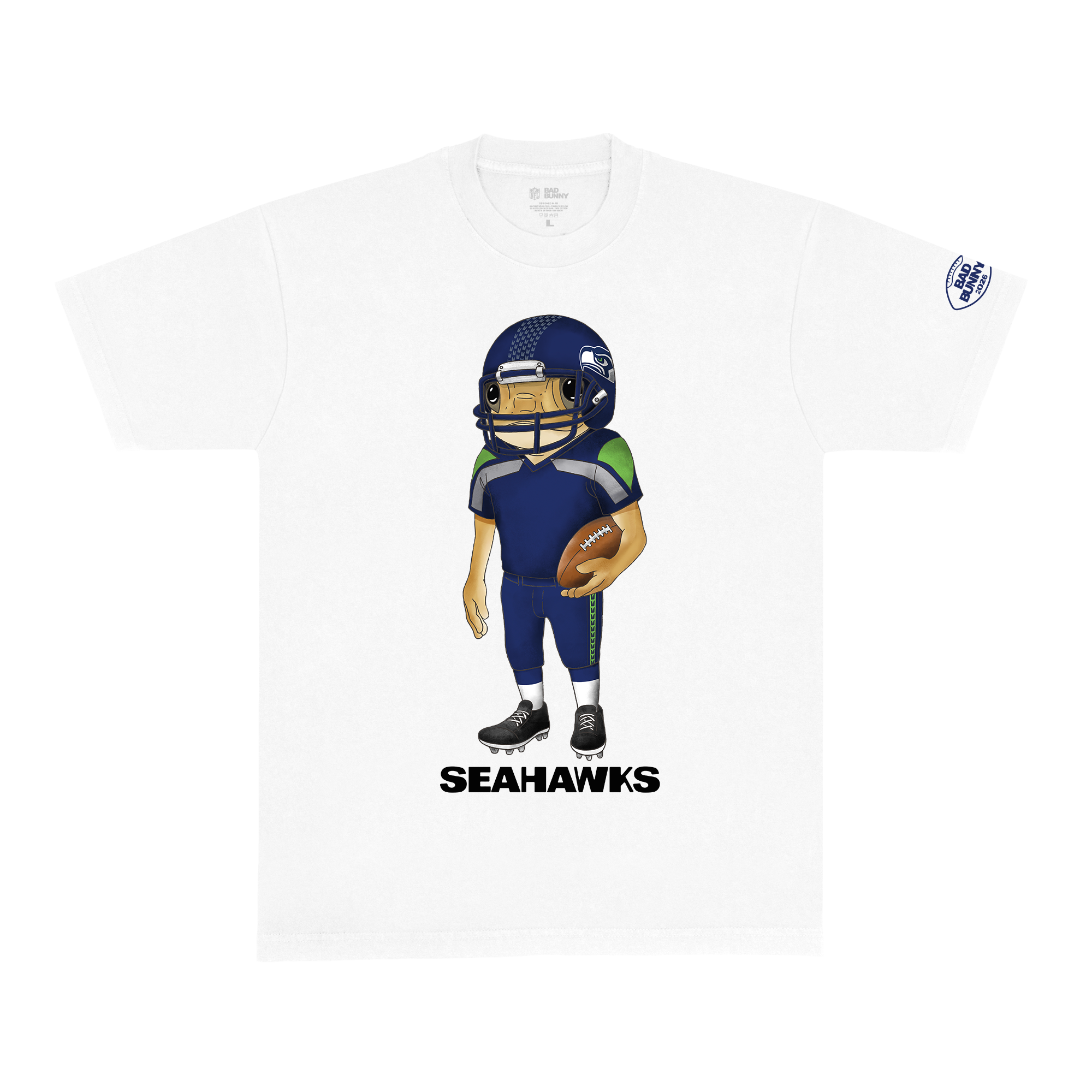 Maglietta Concho Bad Bunny x Seattle Seahawks