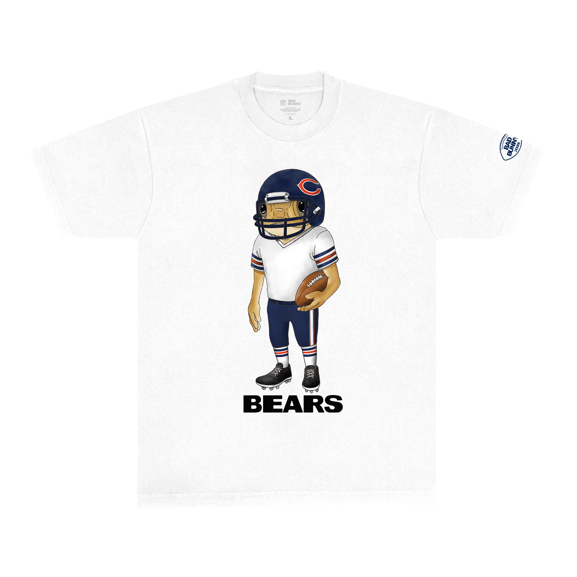 Maglietta Concho Bad Bunny x Chicago Bears