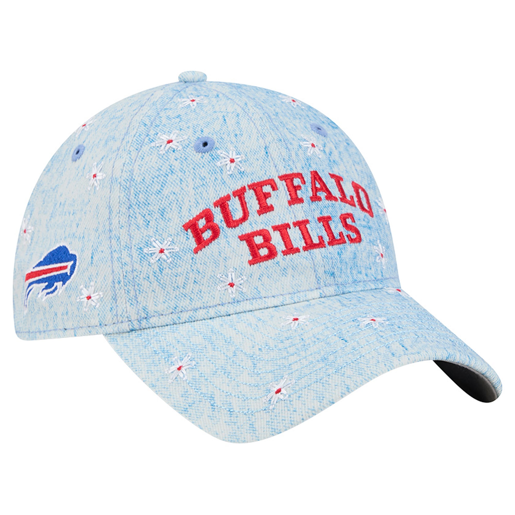 Women's New Era  Denim Buffalo Bills Daisy 9TWENTY Adjustable Hat