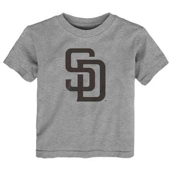 Infant Outerstuff  Heather Gray San Diego Padres Primary Logo T-Shirt