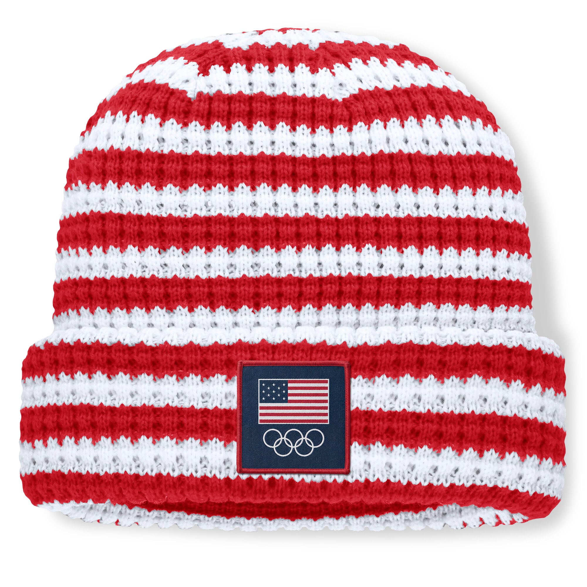 Men's Fanatics  Red Team USA Varsity Cuffed Knit Hat