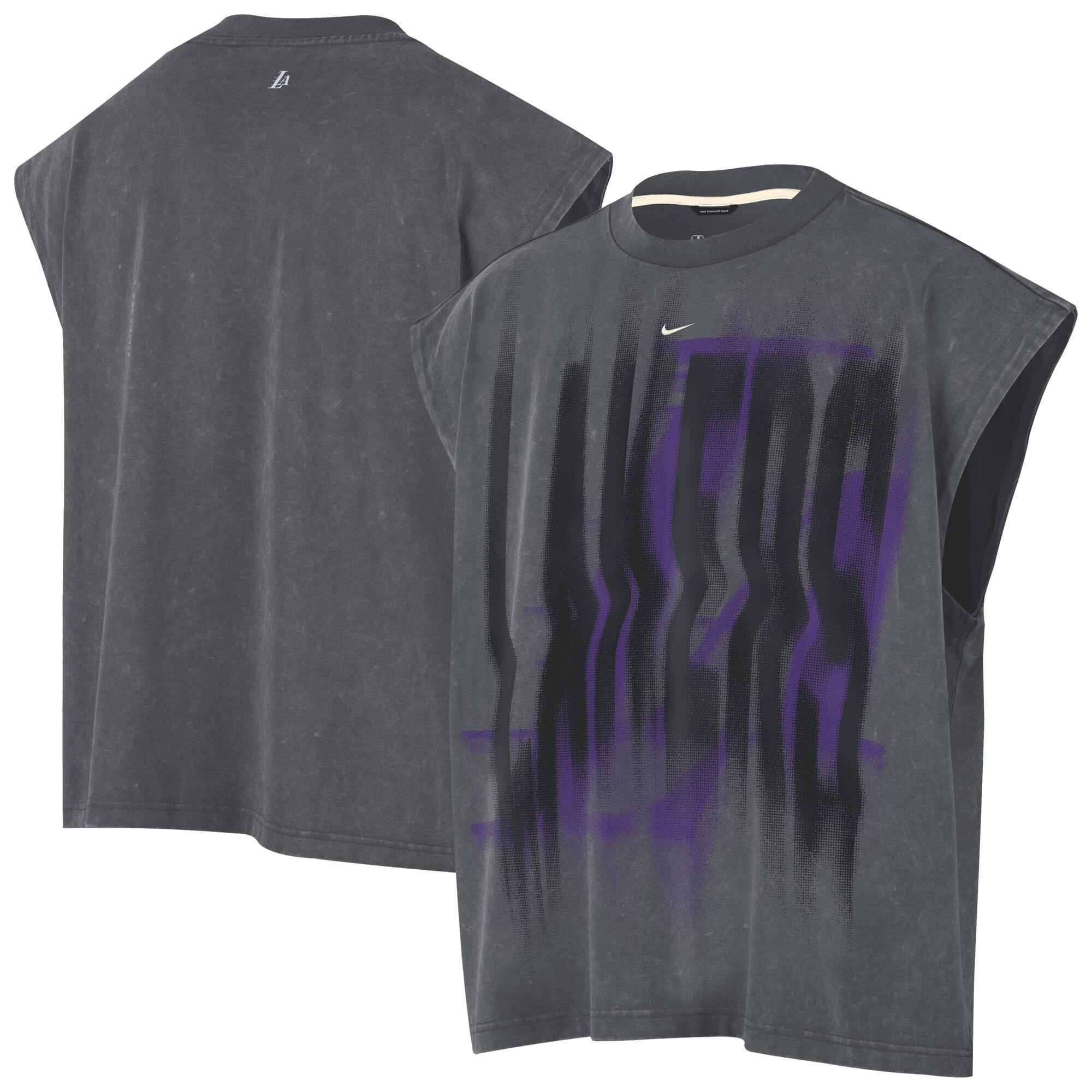 Ärmelloses Baumwoll-T-Shirt der Los Angeles Lakers von Nike – Herren