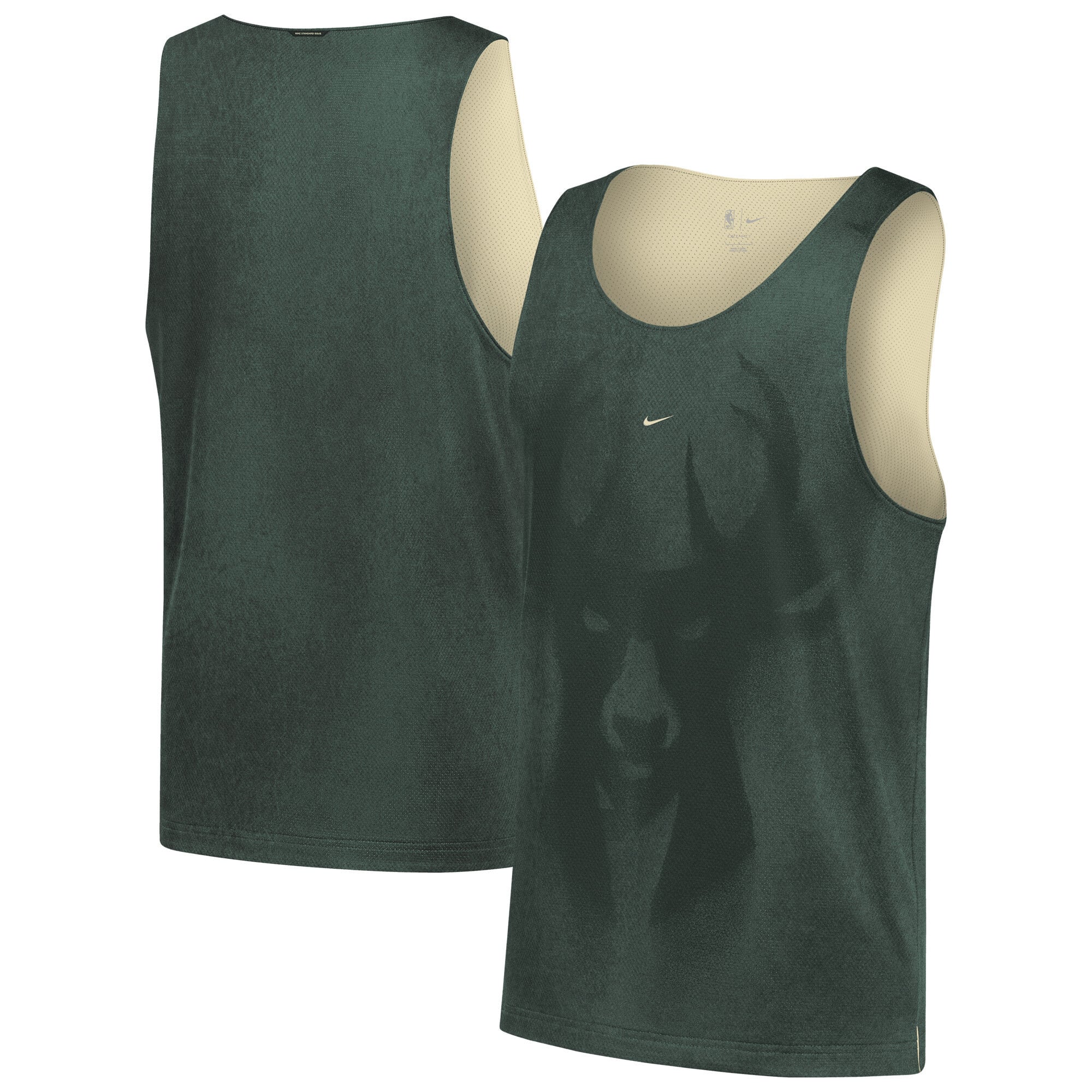 Chaleco de malla Nike de los Milwaukee Bucks para hombre
