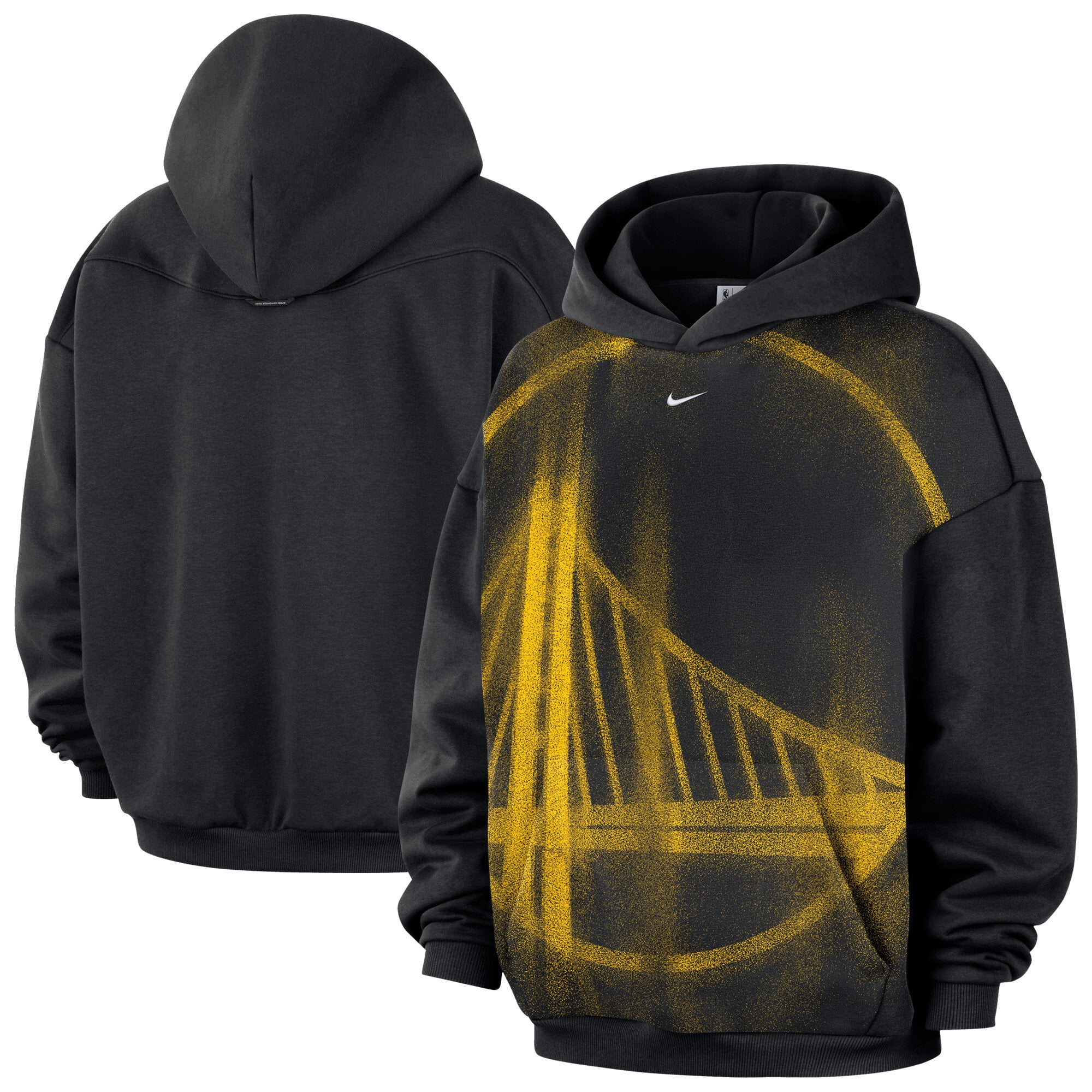 Sweat à capuche polaire Nike Golden State Warriors 2026 Standard Issue Icon - Homme