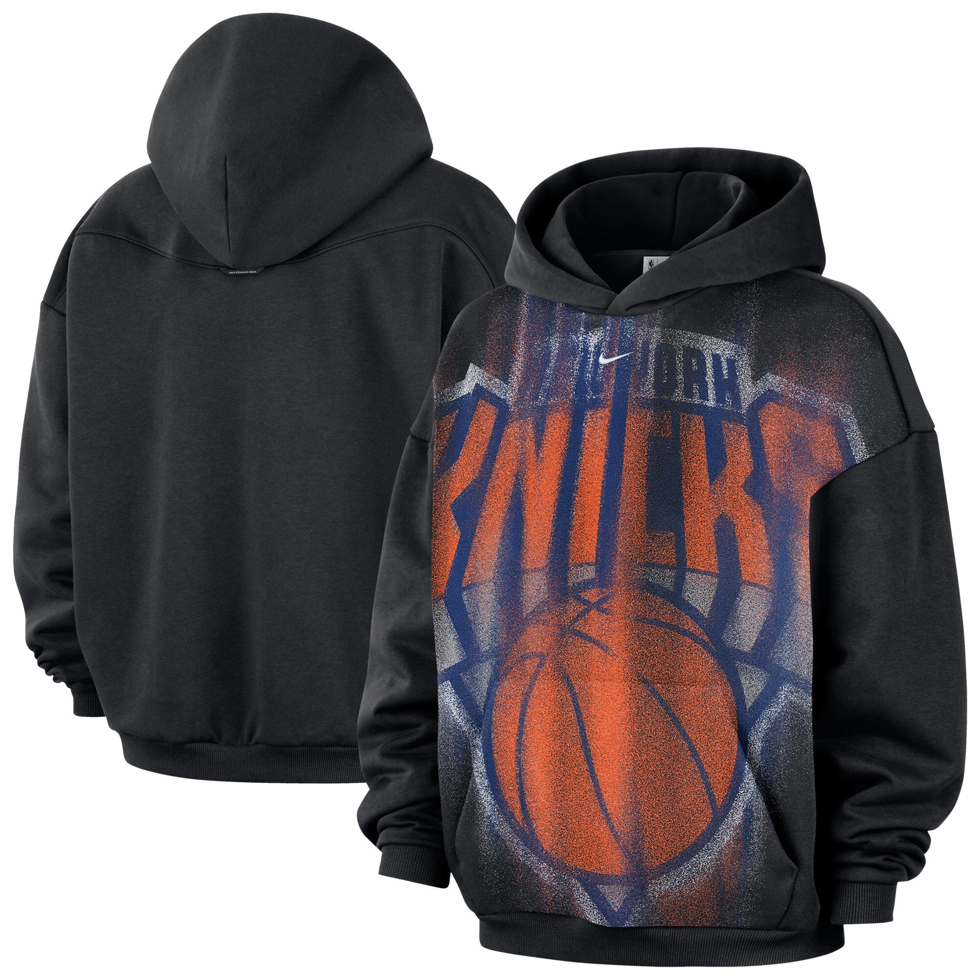New York Knicks Nike 2026 Standard Issue Practice Icon Fleece-Pullover-Hoodie – Herren