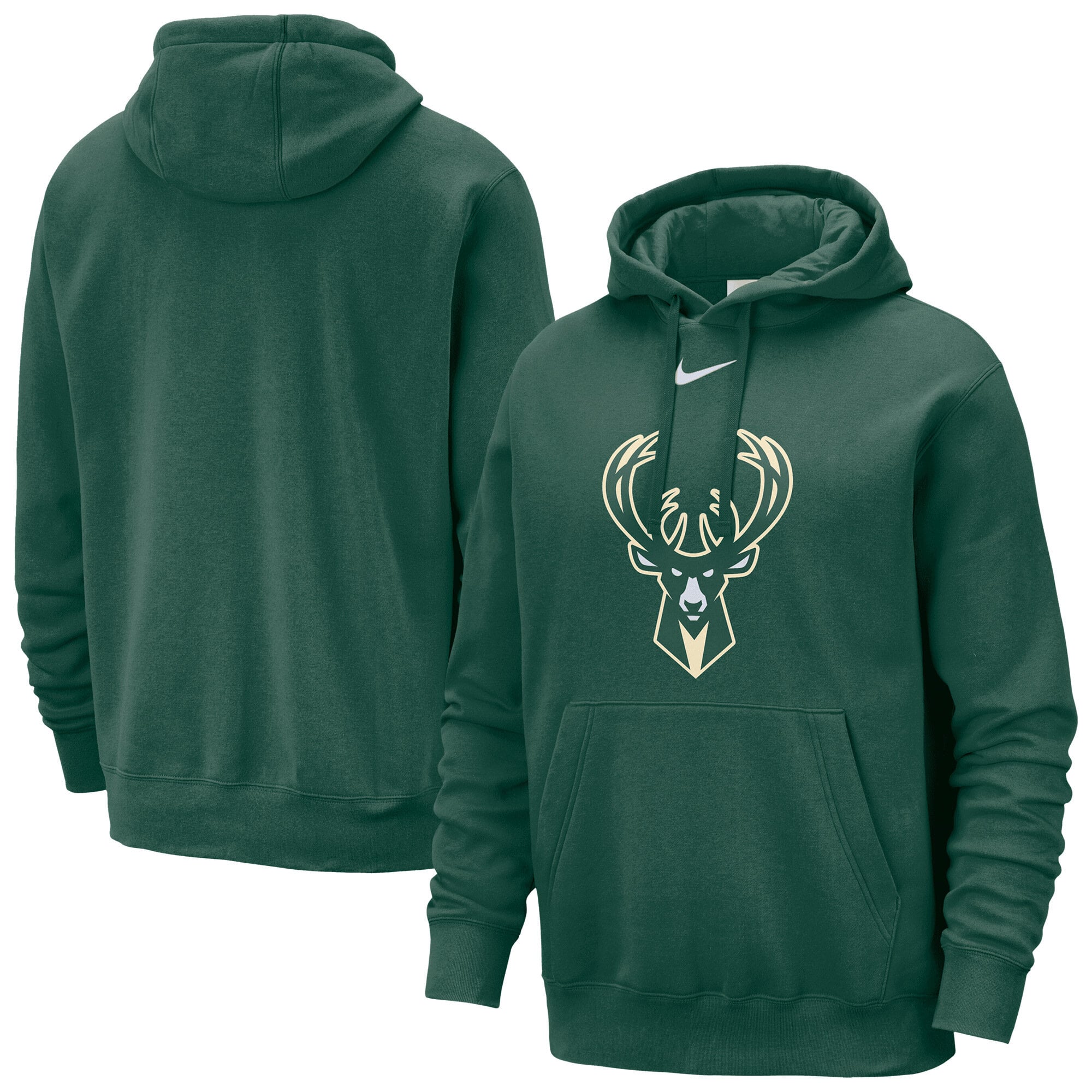 Felpa con cappuccio Milwaukee Bucks Nike NBA - Uomo