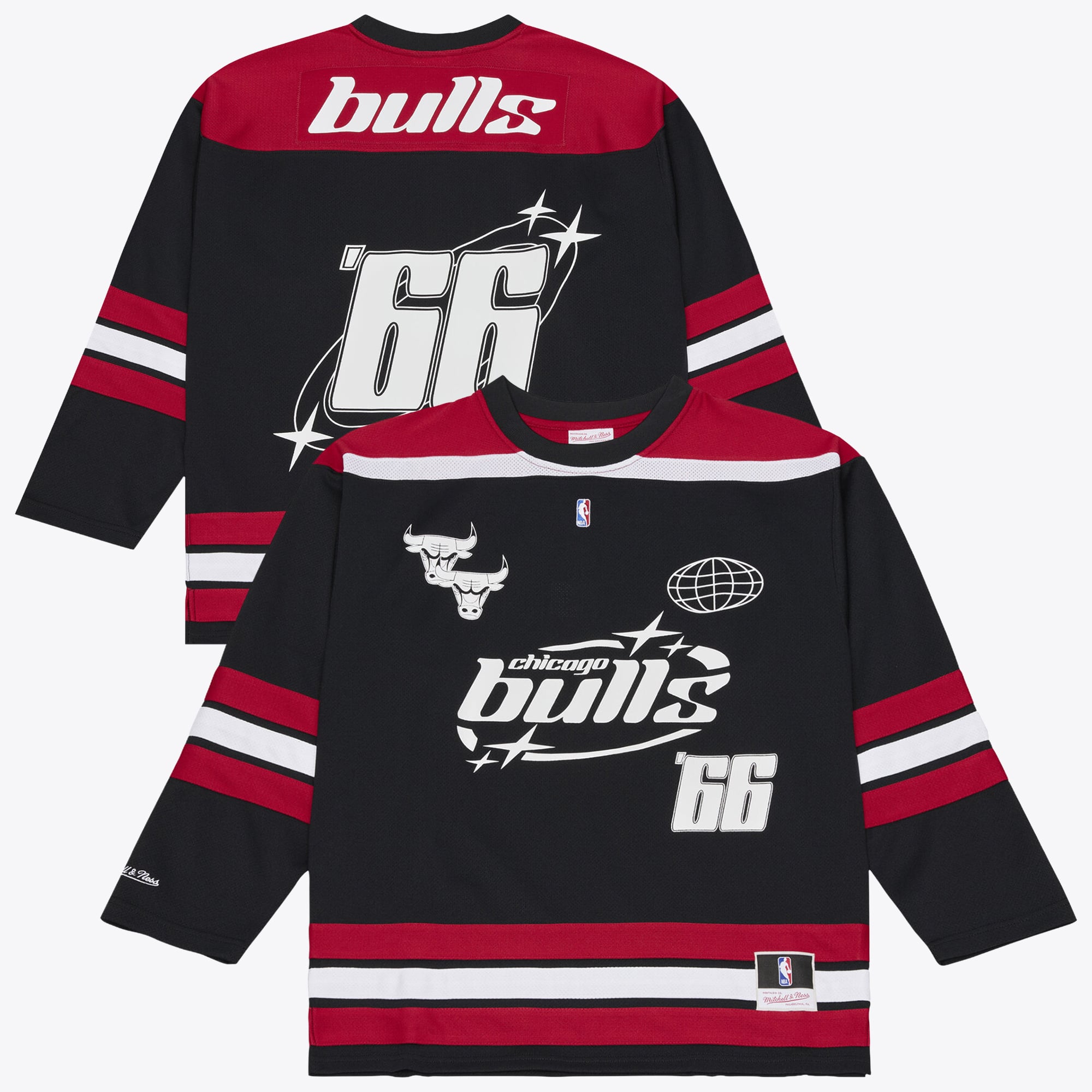 Chicago Bulls Mitchell & Ness 404 Club Hockey Jersey - Mens