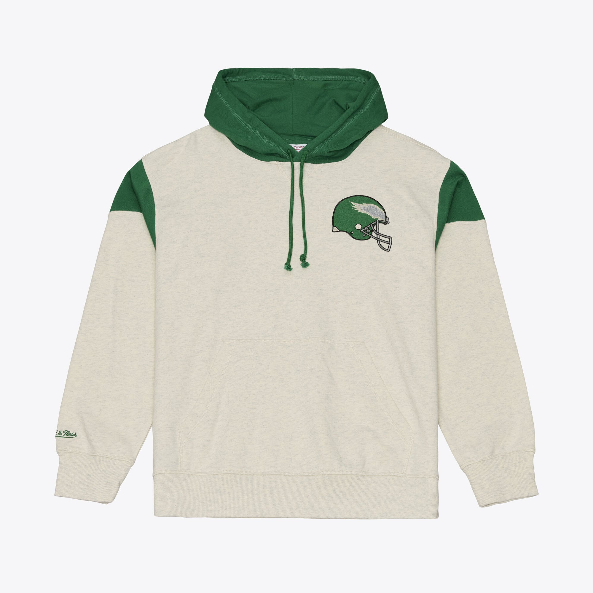 Philadelphia Eagles NFL Mitchell & Ness Vintage Retro Roots Hoodie - Herren