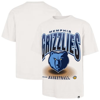 Men's '47 Cream Memphis Grizzlies Team Flex Foundation T-Shirt