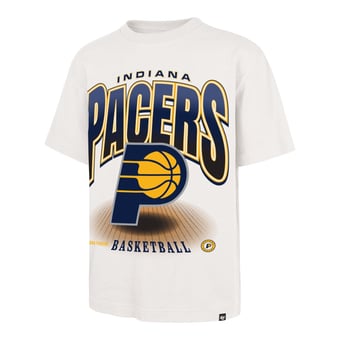 Men's '47 Cream Indiana Pacers Team Flex Foundation T-Shirt