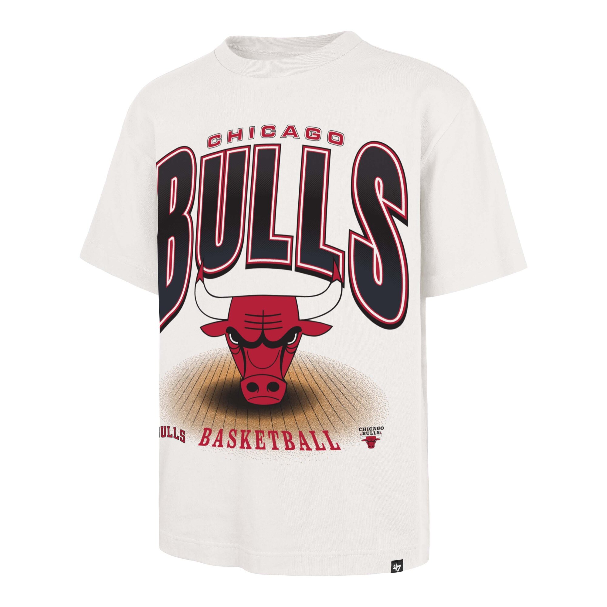 Men’s ’47 Cream Chicago Bulls Team Flex Foundation T-Shirt