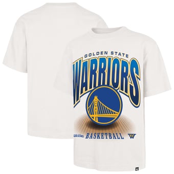 Men's '47 Cream Golden State Warriors Team Flex Foundation T-Shirt