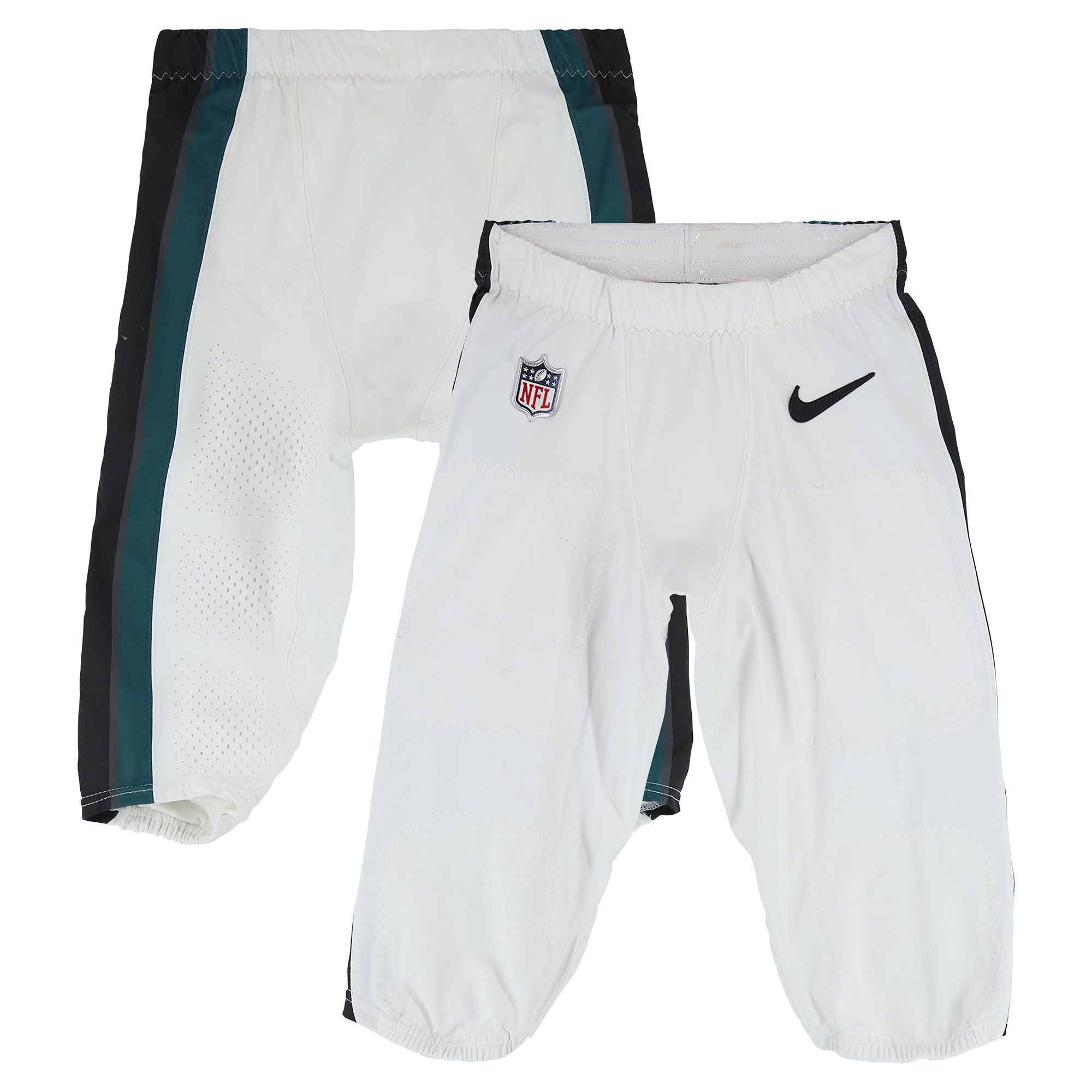 DeVonta Smith Philadelphia Eagles Game-Used White Nike Pants vs. San Francisco 49ers on January 11, 2026 - NFC Wild Card Round