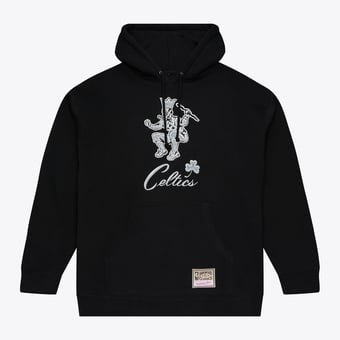 Men's Mitchell & Ness Black Boston Celtics Chrome Hoodie