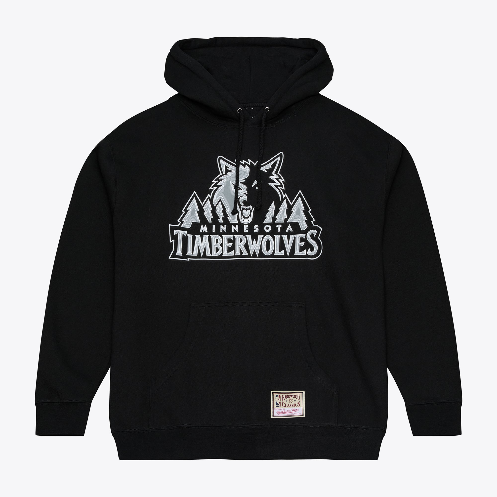 Men's Mitchell & Ness Black Minnesota Timberwolves Chrome Hoodie