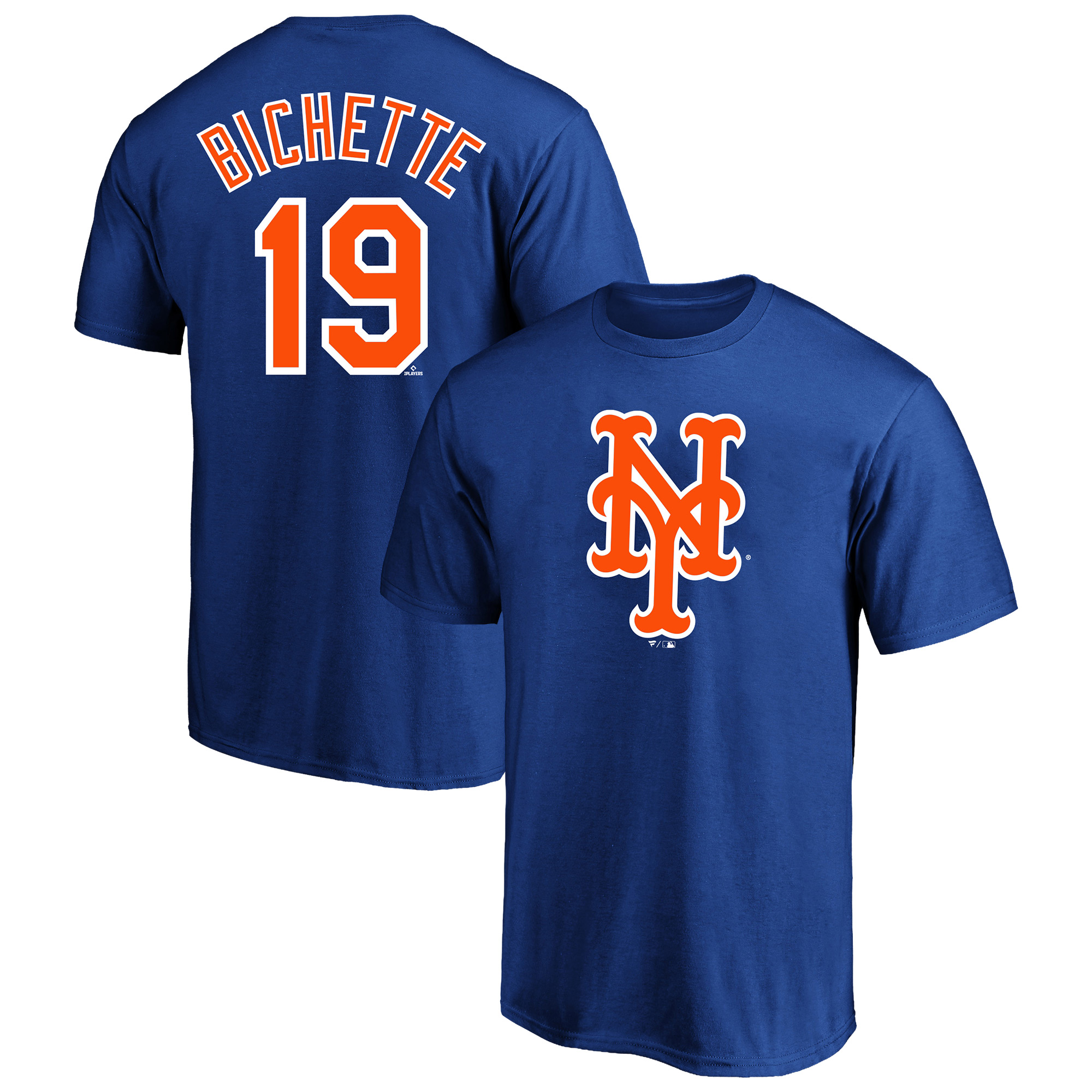 Men's Fanatics Bo Bichette Royal New York Mets Big & Tall Name & Number T-Shirt