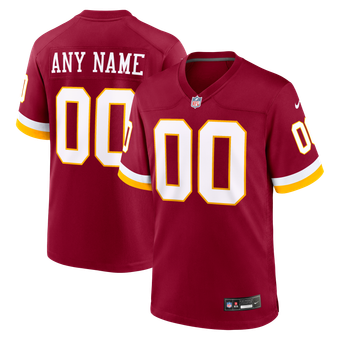 Washington Commanders Nike Game Home Jersey - Custom - Mens