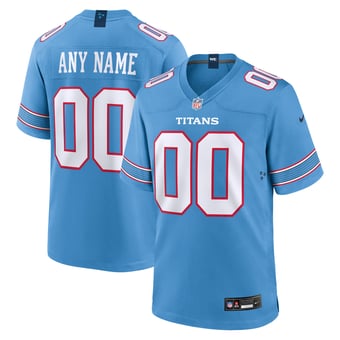 Tennessee Titans Nike Game Home Jersey - Custom - Mens