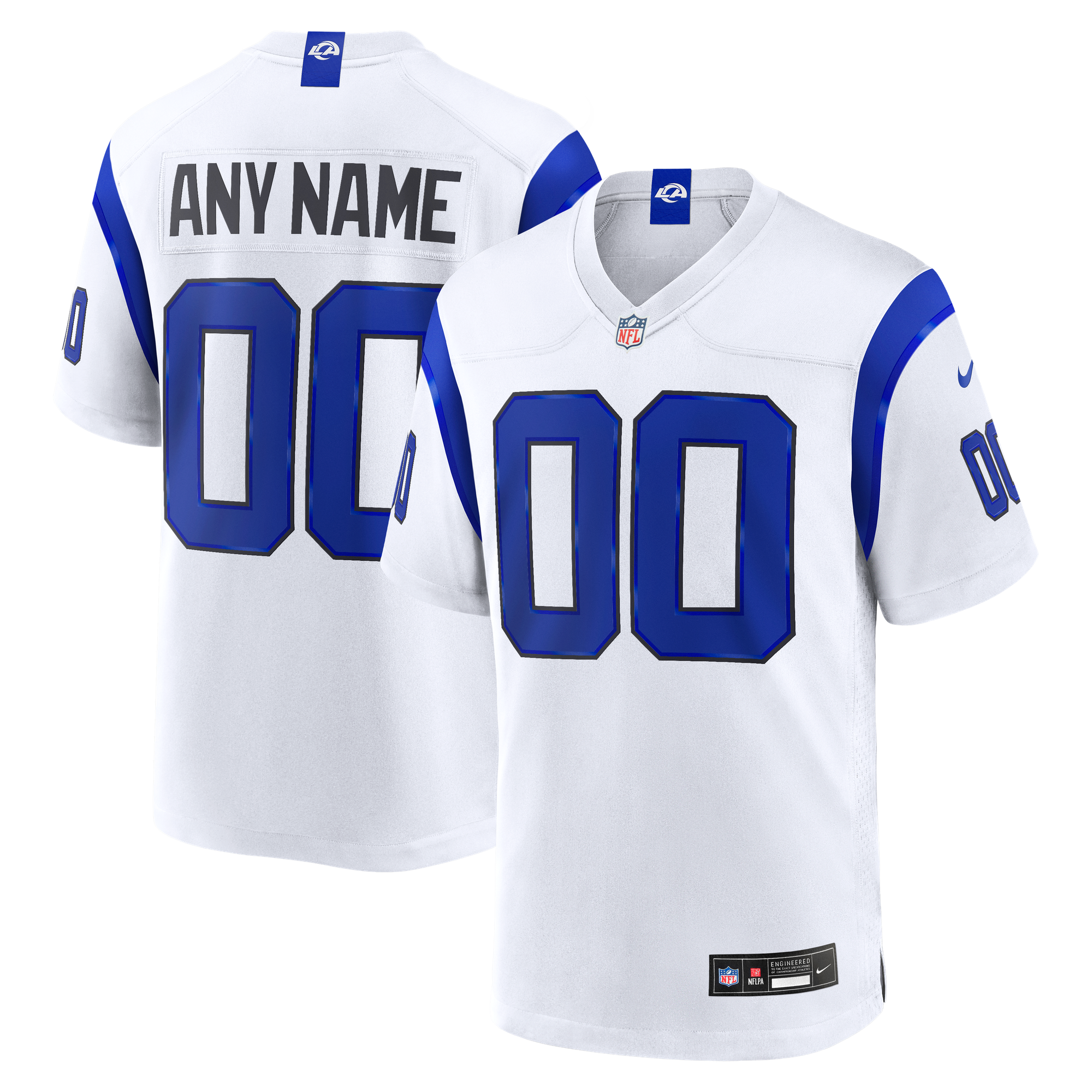 Maglia Los Angeles Rams Nike Game Alternate - Personalizzata - Uomo