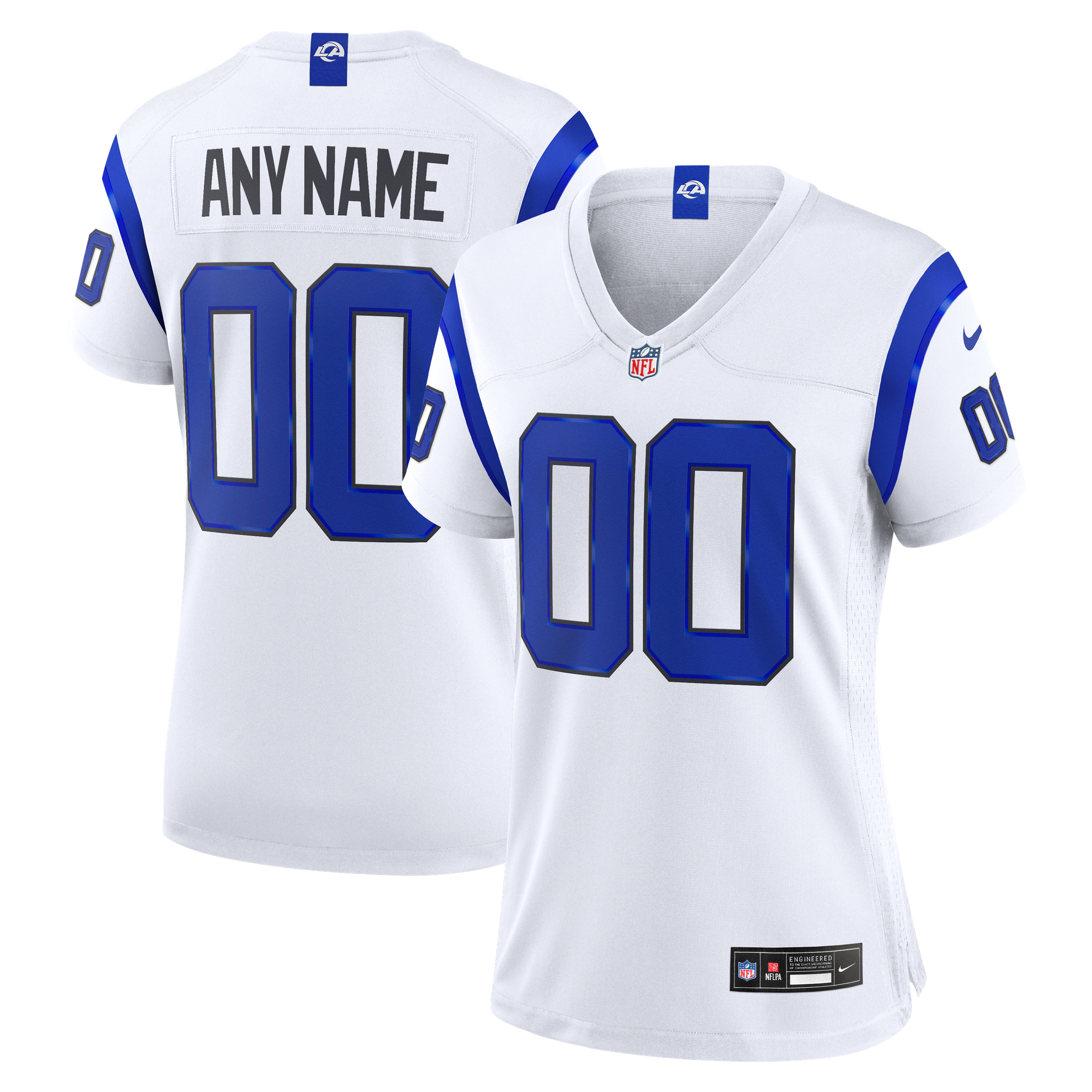 Maglia Los Angeles Rams Nike Game Alternate - Personalizzata - Donna