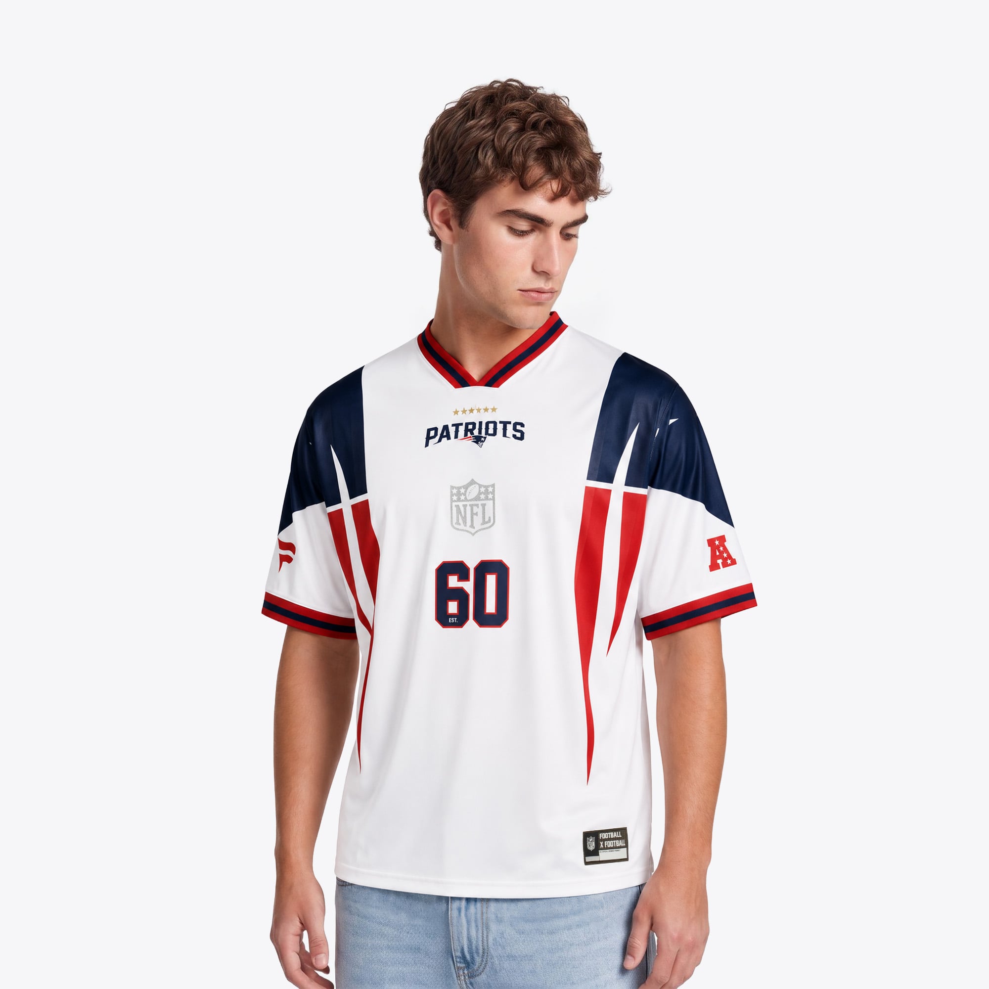 Maglia da tifoso New England Patriots Fanatics Football x Football 2026 – Unisex