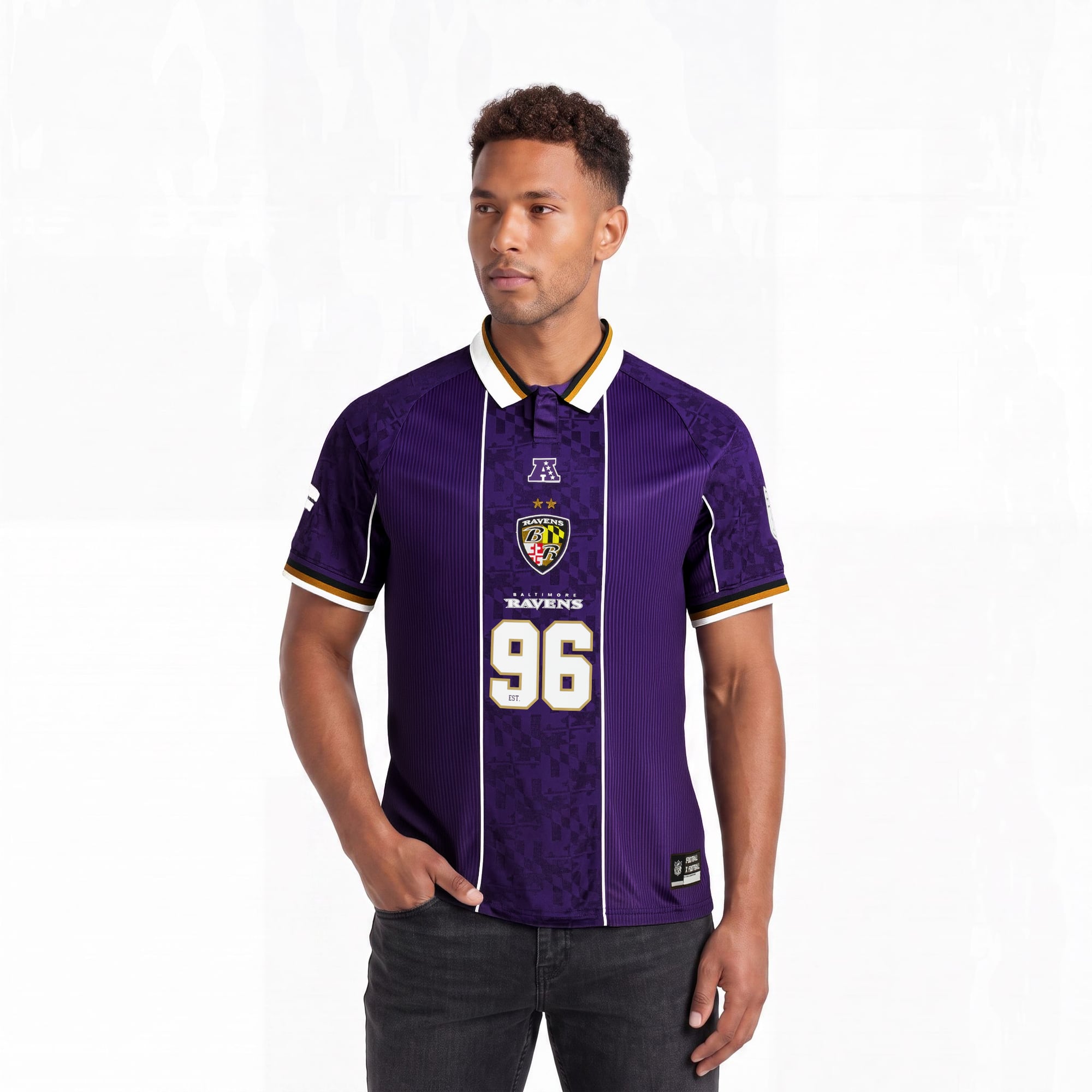 Maglia da tifoso Baltimore Ravens Fanatics Football x Football 2026 – Unisex