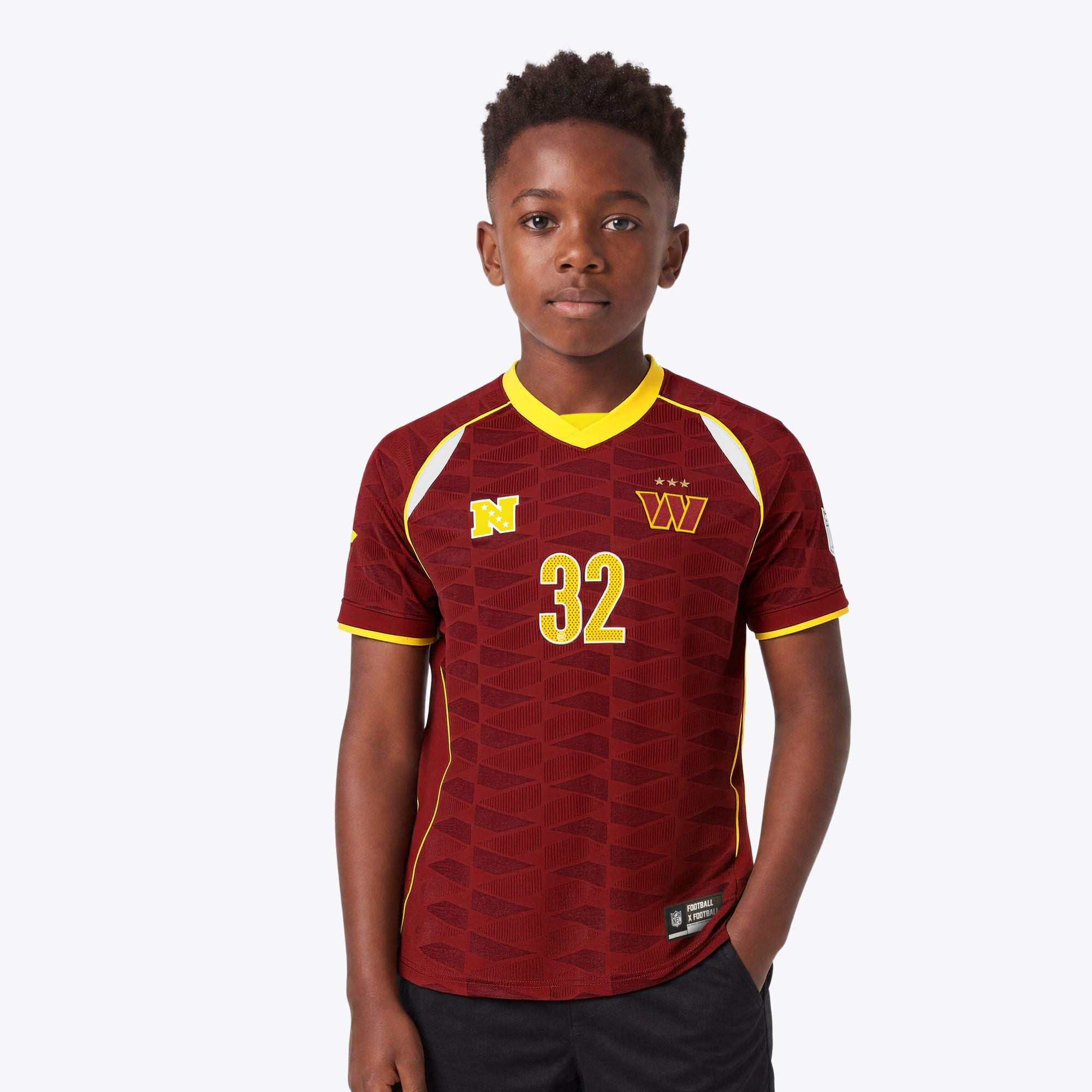 Maglia da tifoso Washington Commanders Fanatics Football x Football 2026 - Giovani