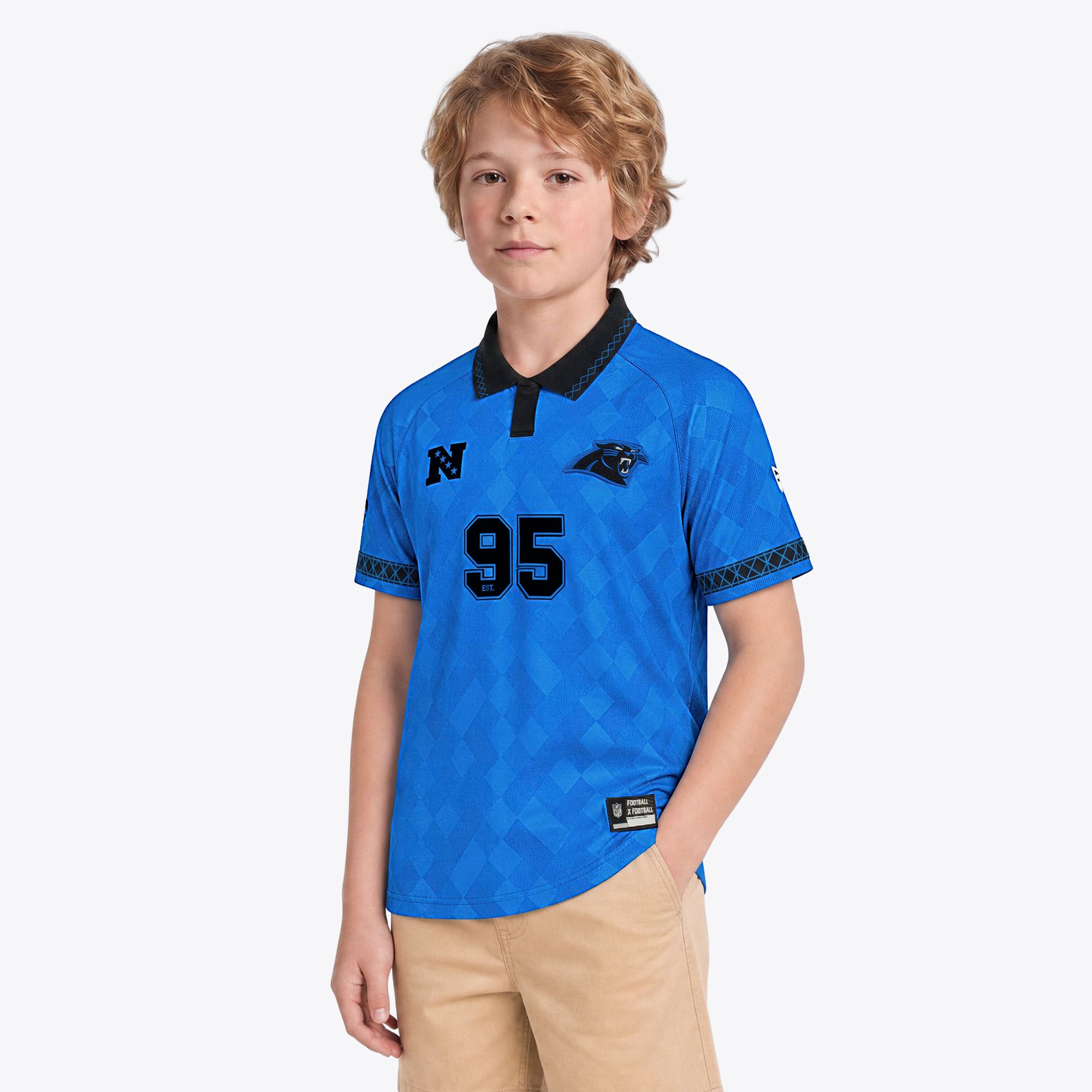 Maglia da tifoso Carolina Panthers Fanatics Football x Football 2026 - Giovani