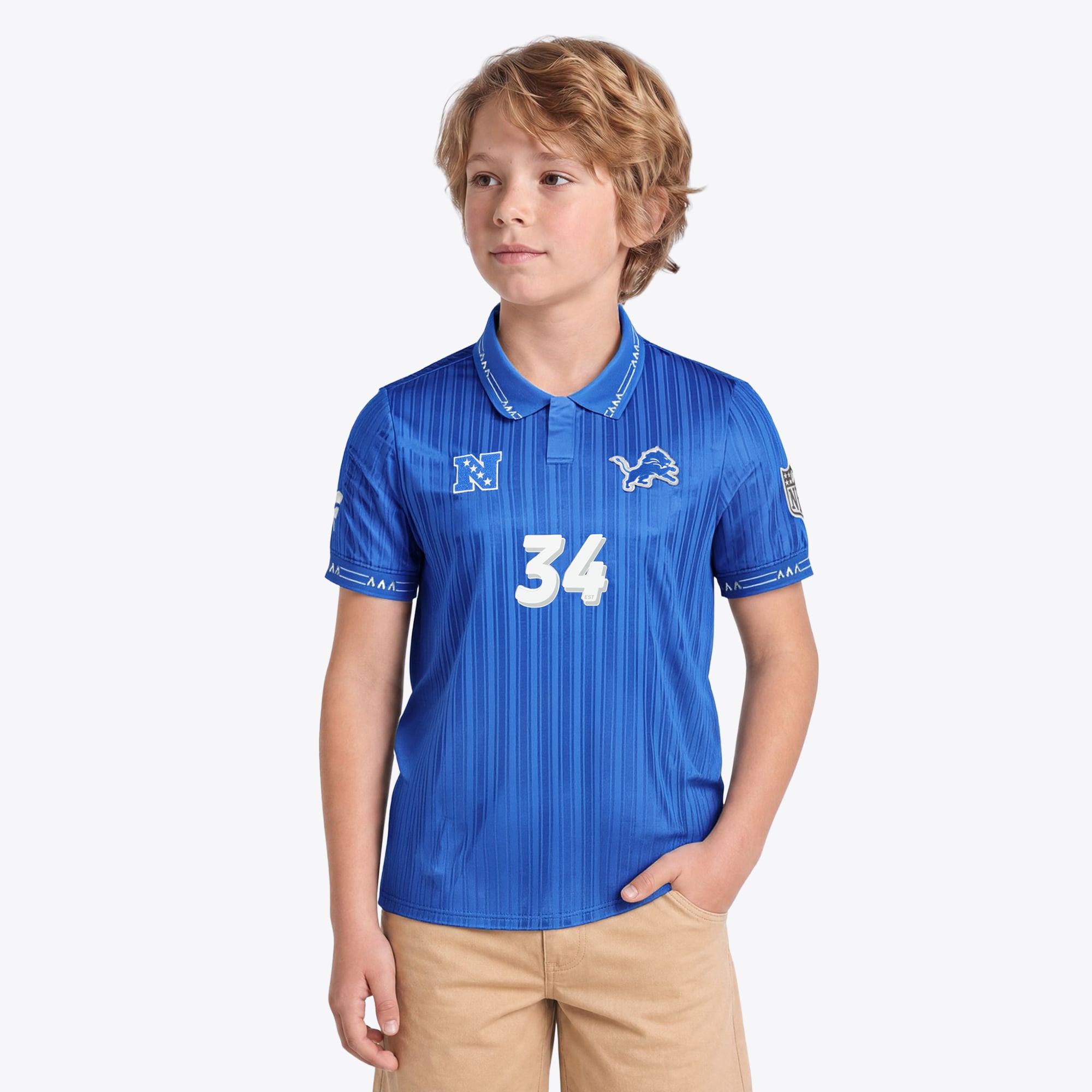 Maglia da tifoso Detroit Lions Fanatics Football x Football 2026 - Giovani