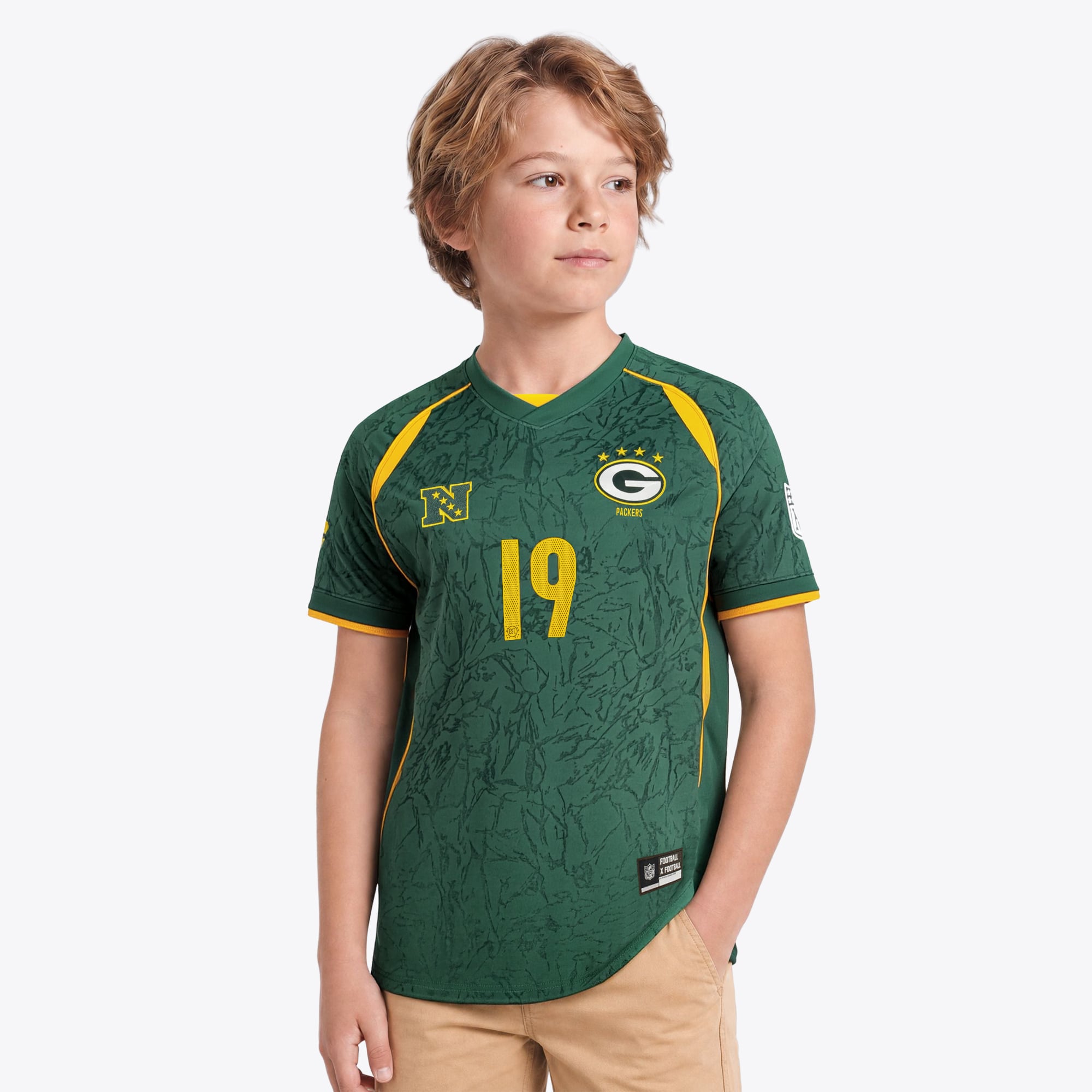 Maglia da tifoso Green Bay Packers Fanatics Football x Football 2026 - Giovani