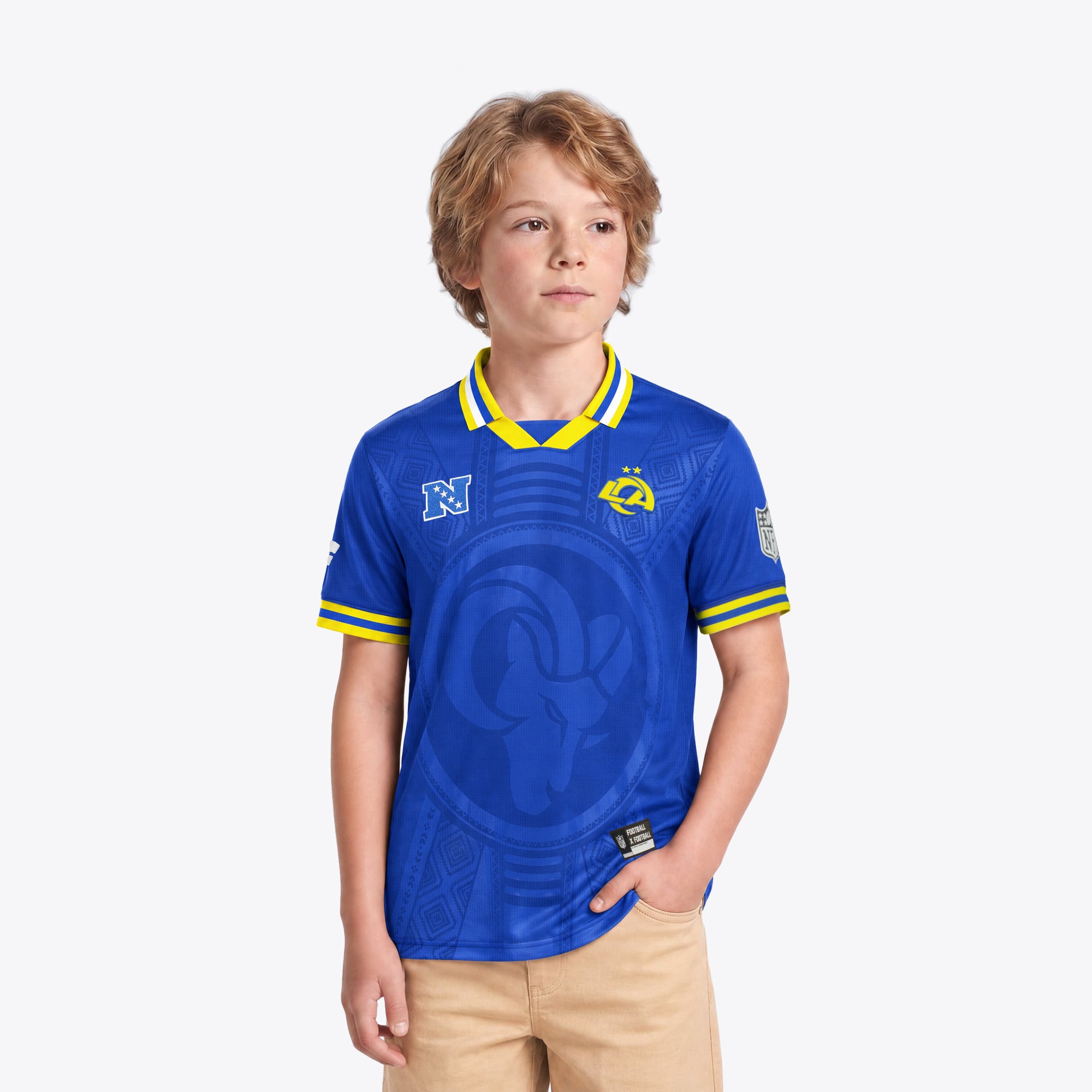 Maglia da tifoso Los Angeles Rams Fanatics Football x Football 2026 - Giovani