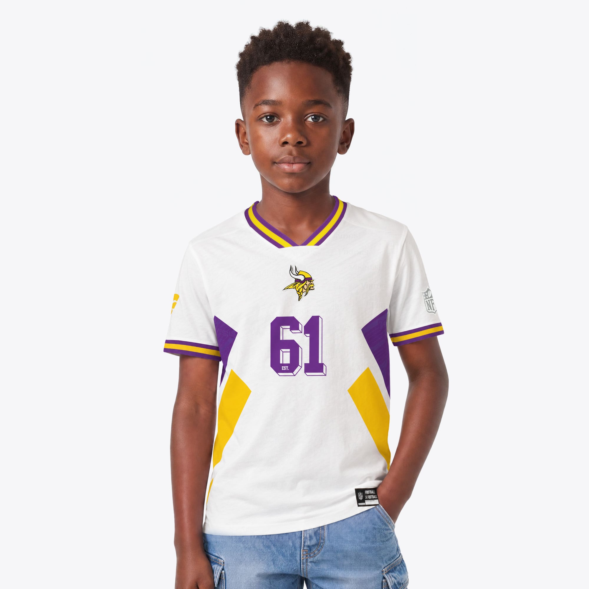 Maglia da tifoso Minnesota Vikings Fanatics Football x Football 2026 - Giovani