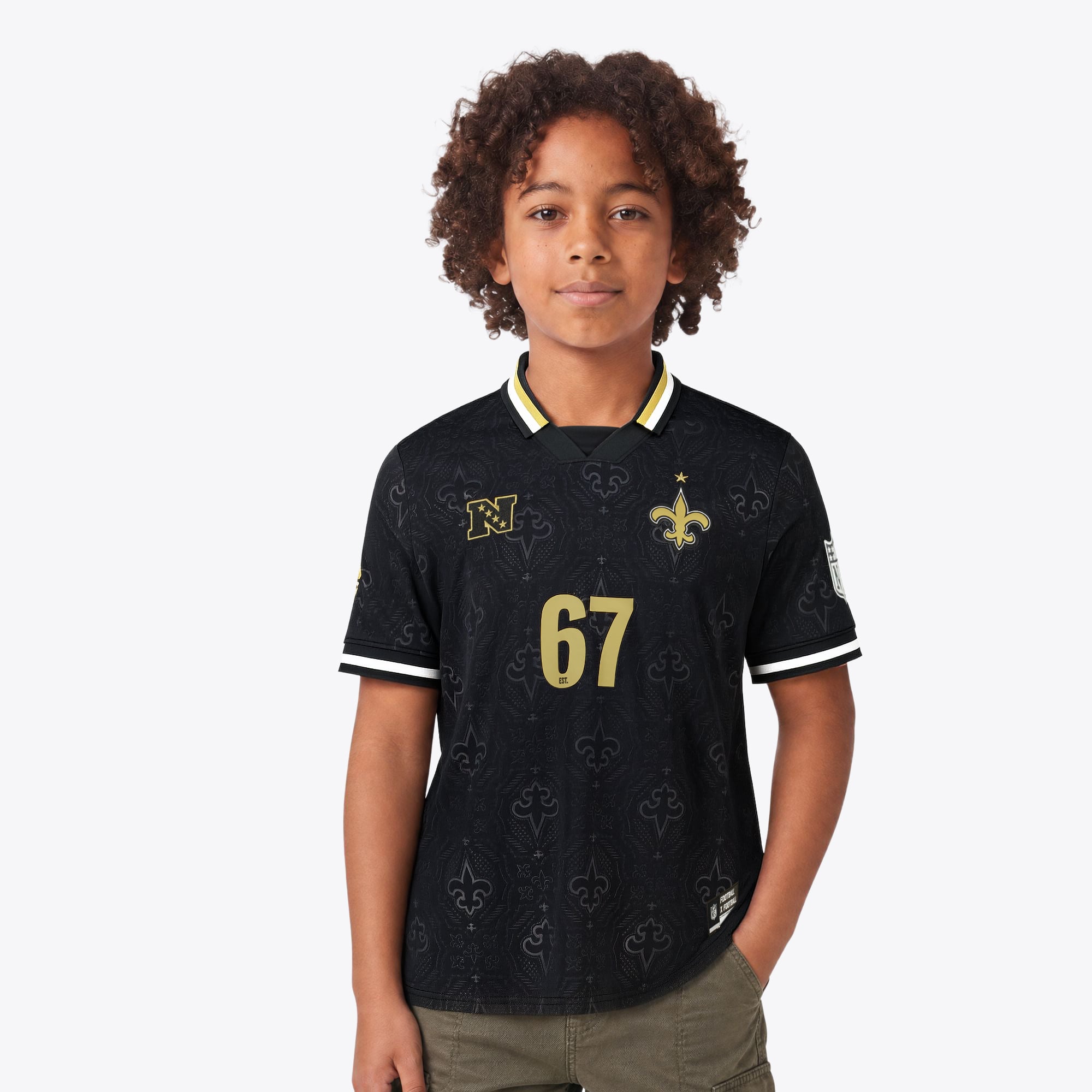 Maglia da tifoso New Orleans Saints Fanatics Football x Football 2026 - Giovani