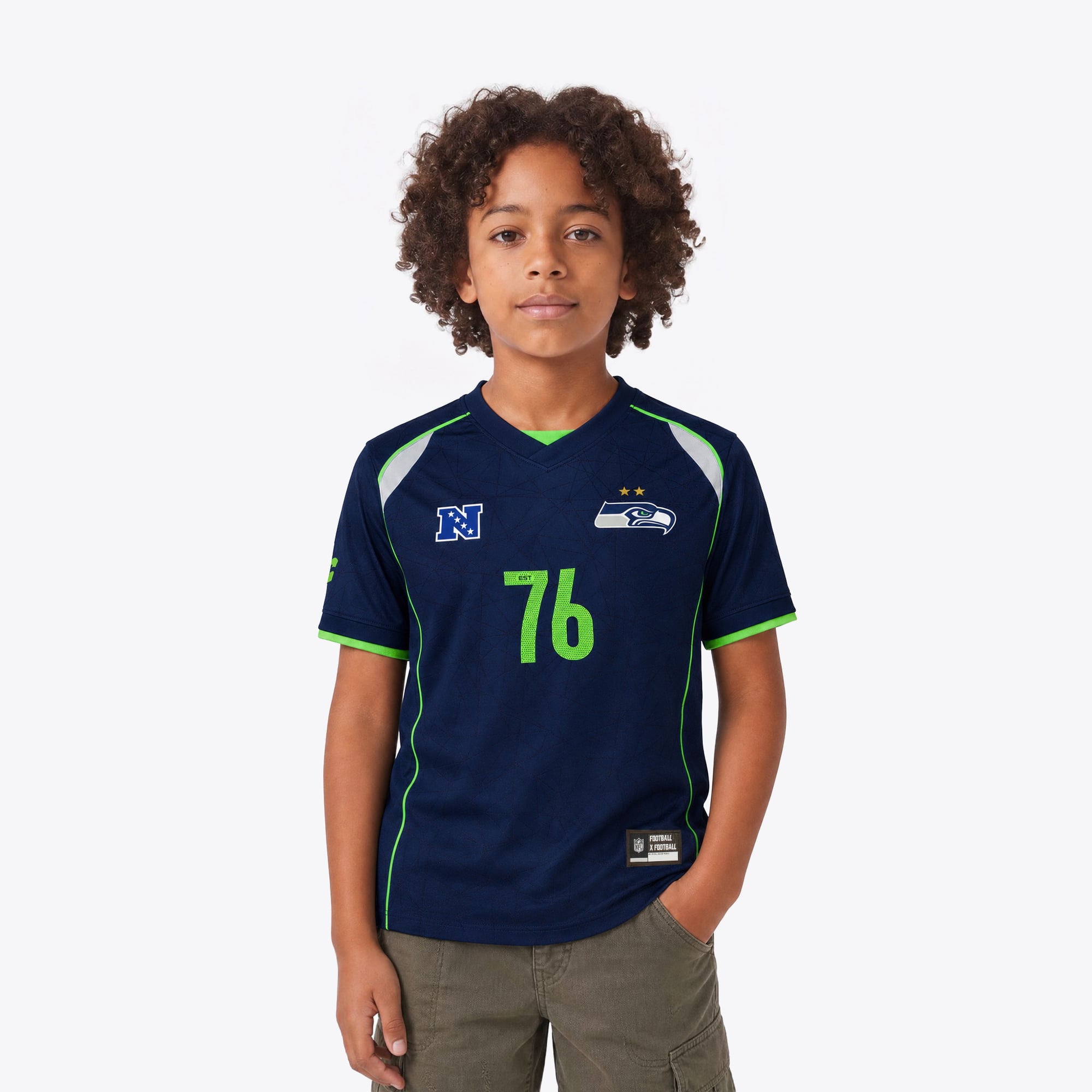 Maglia da tifoso Seattle Seahawks Fanatics Football x Football 2026 - Giovani